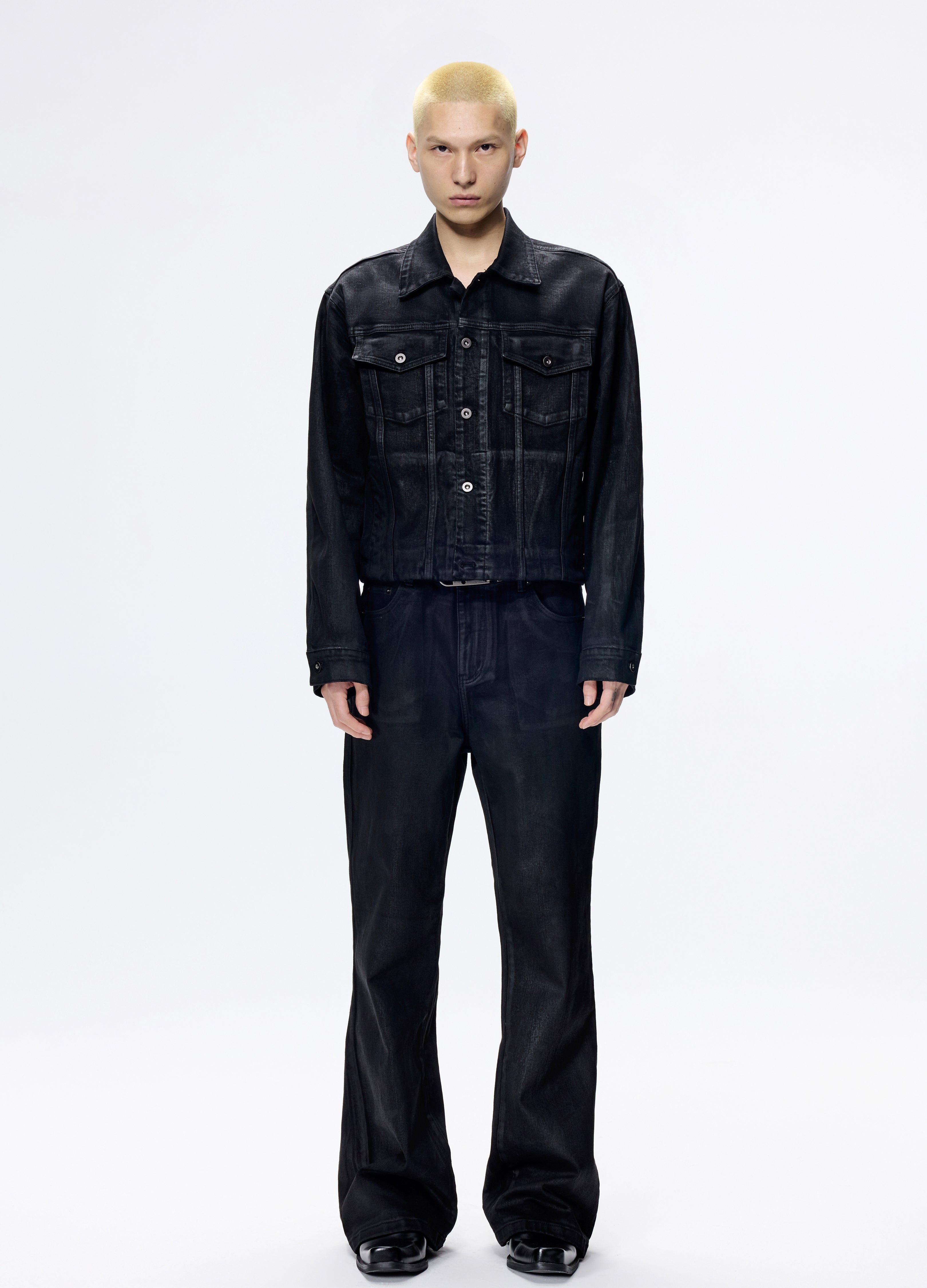 25FW HAND-WAXED DENIM JACKET