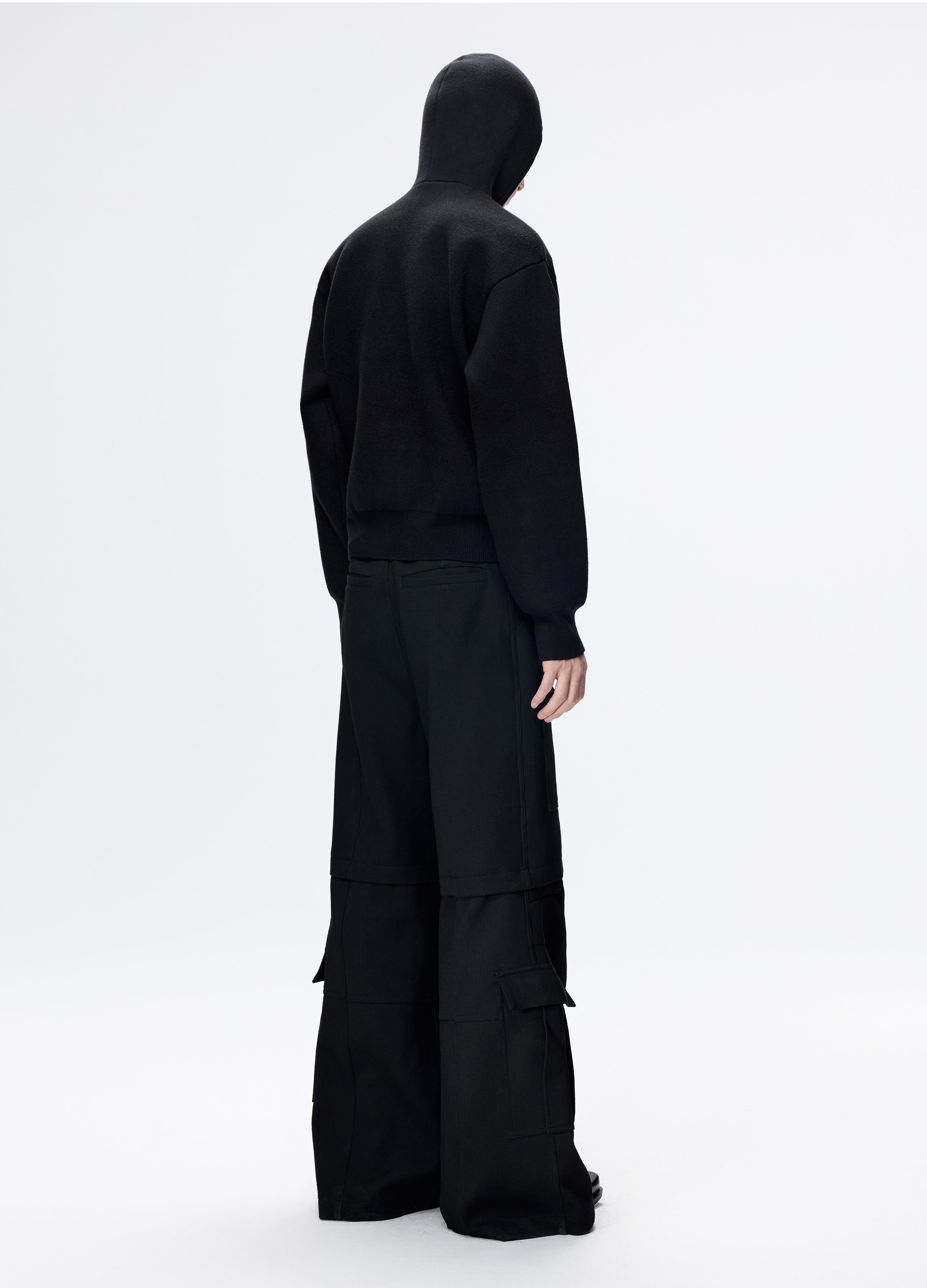 25FW CROPPED HEAVY KNIT SWEATER