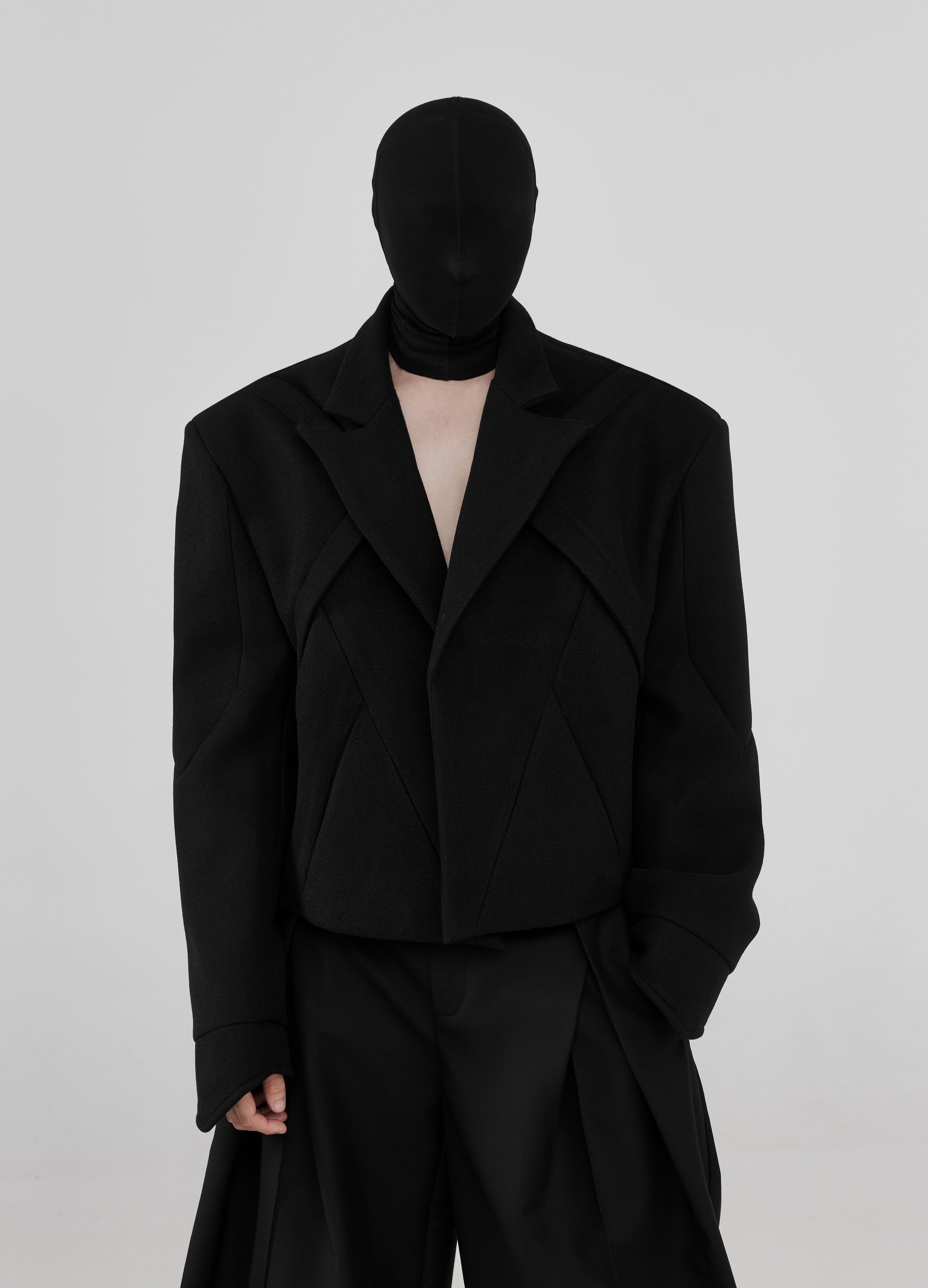 24FW Dark Strata Wool Jacket