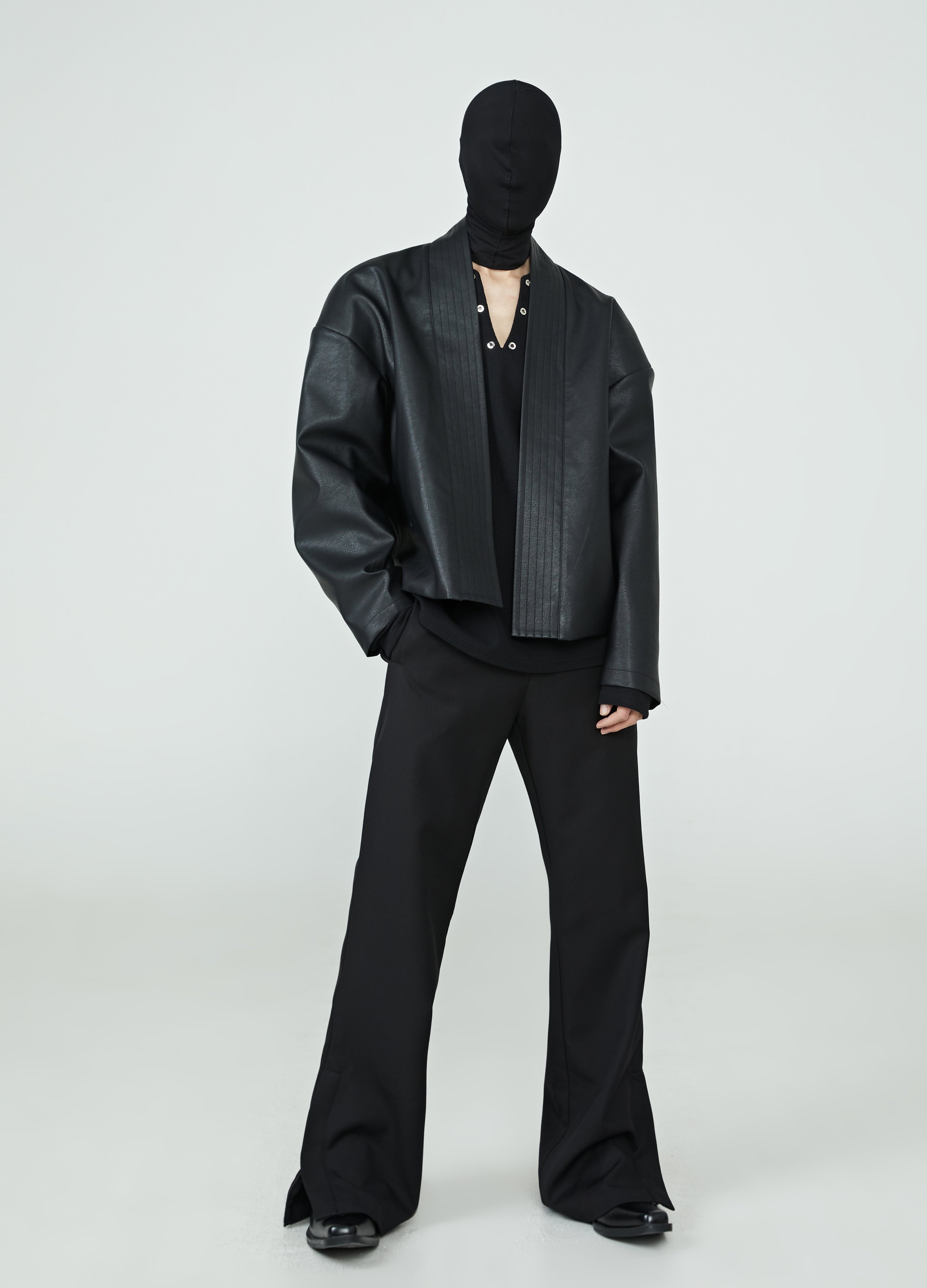 24SS Voyager Waffle V-Neck Pullover