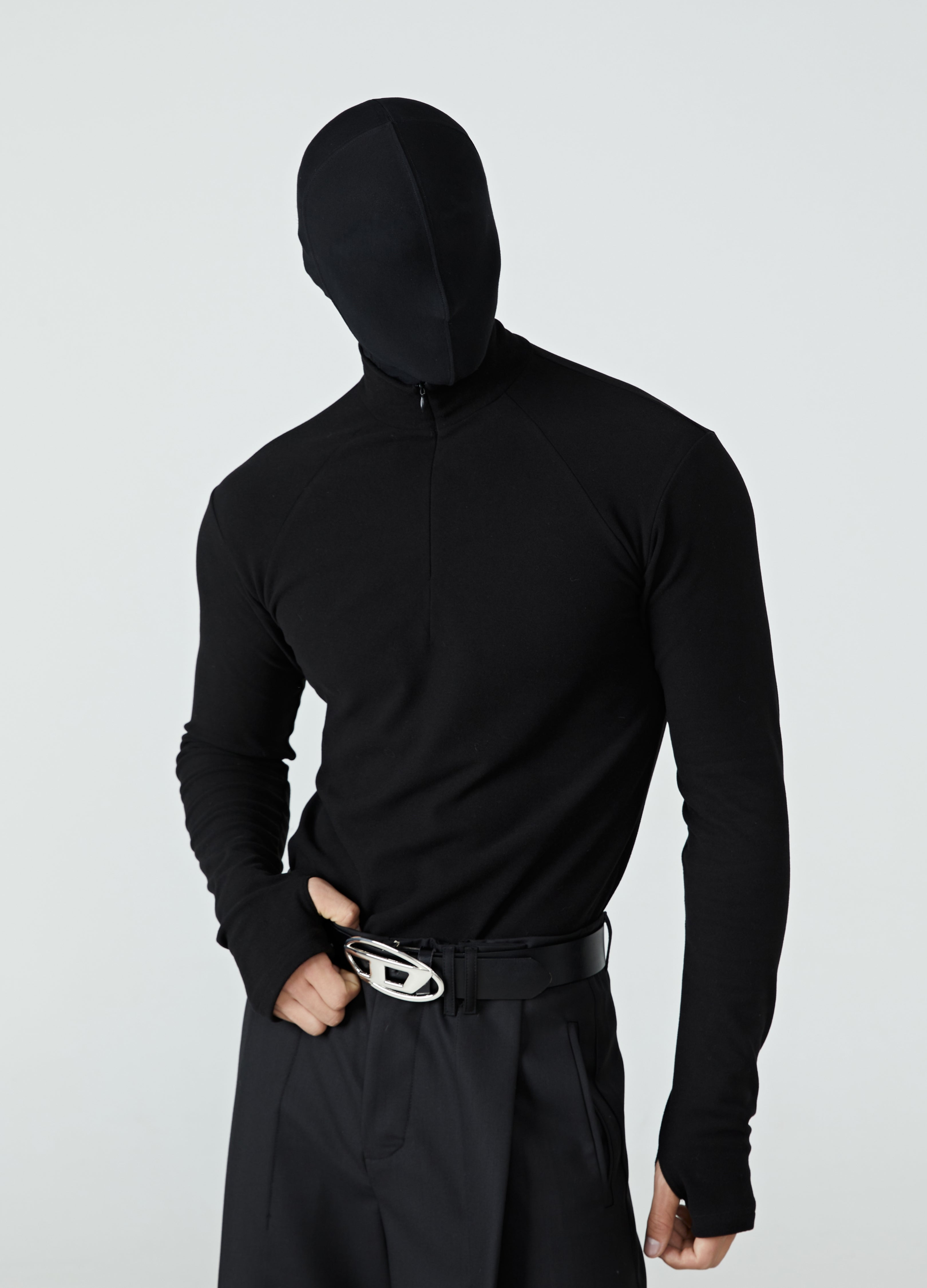 23FW German Velvet Slim 1/2 Turtleneck