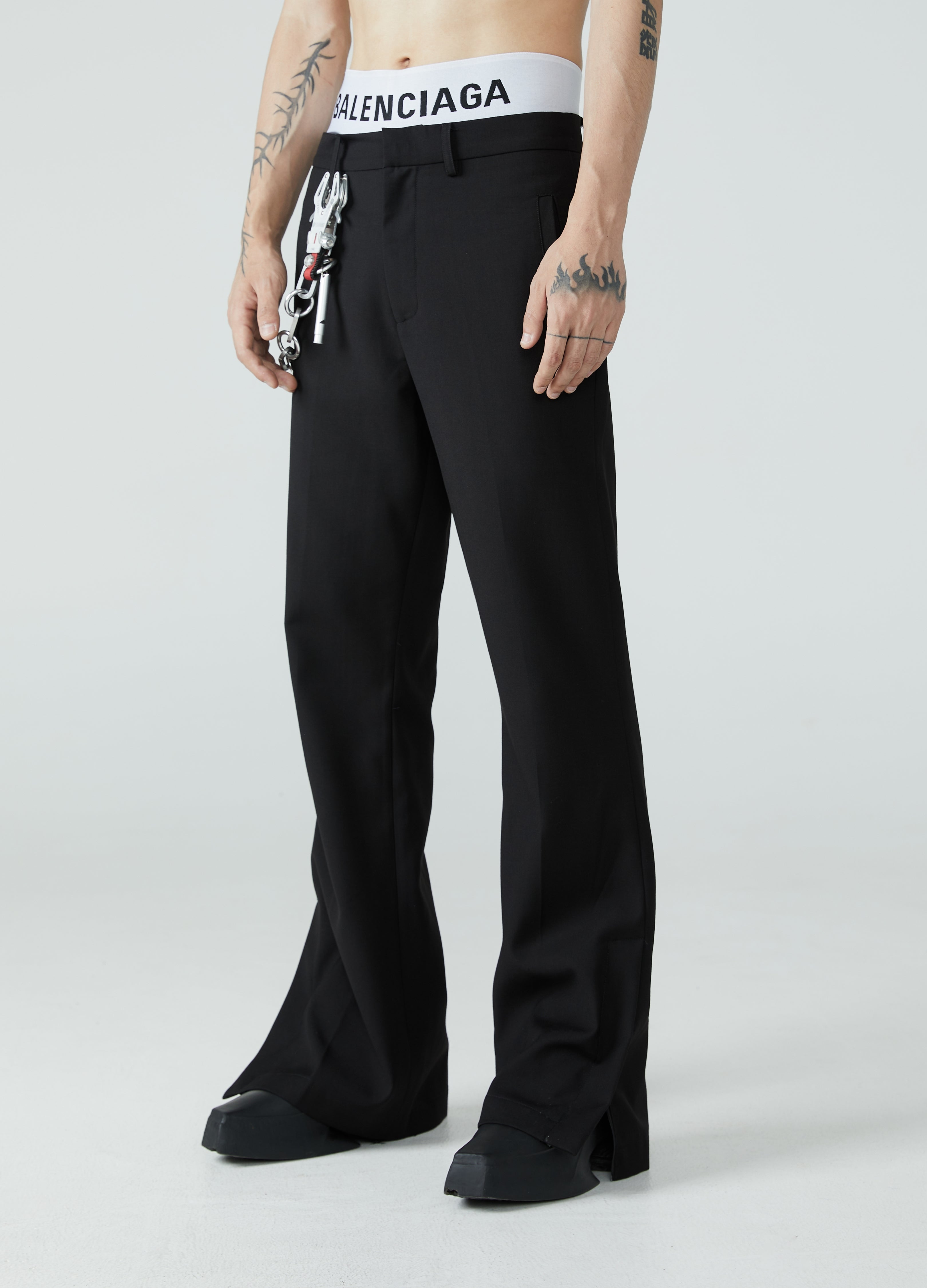 23FW Micro-Boot Hem Slit Pants