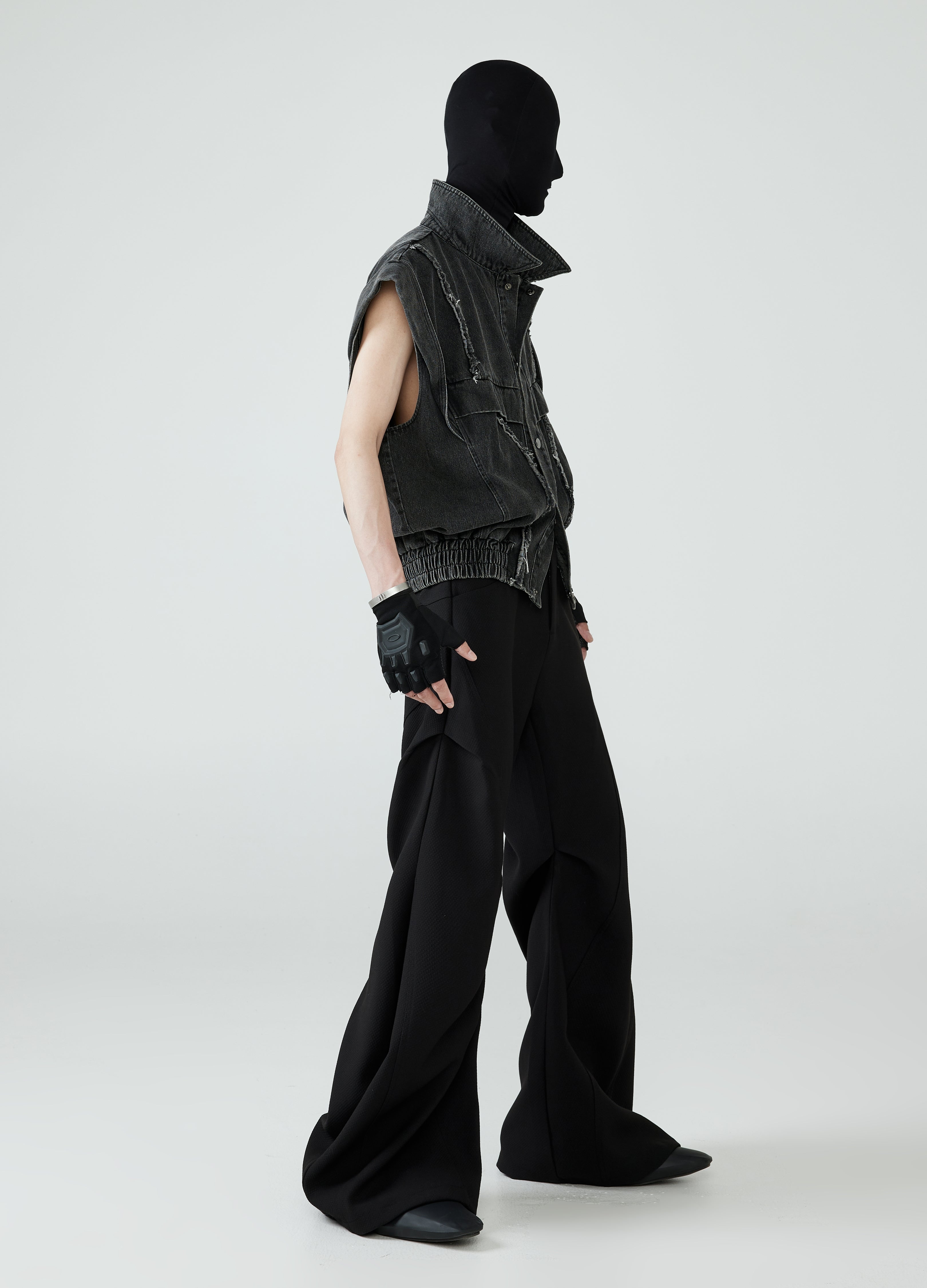 24SS Washed Denim Vest