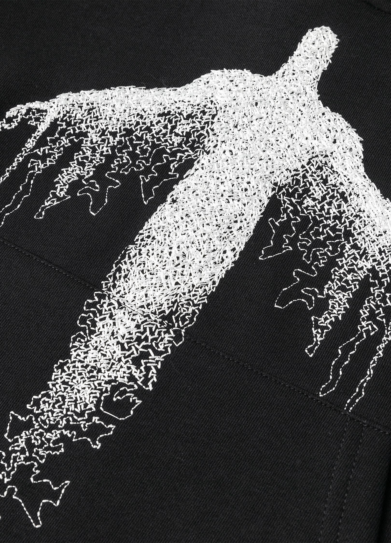 23SS Ethereal Guardian Cropped Hoodie