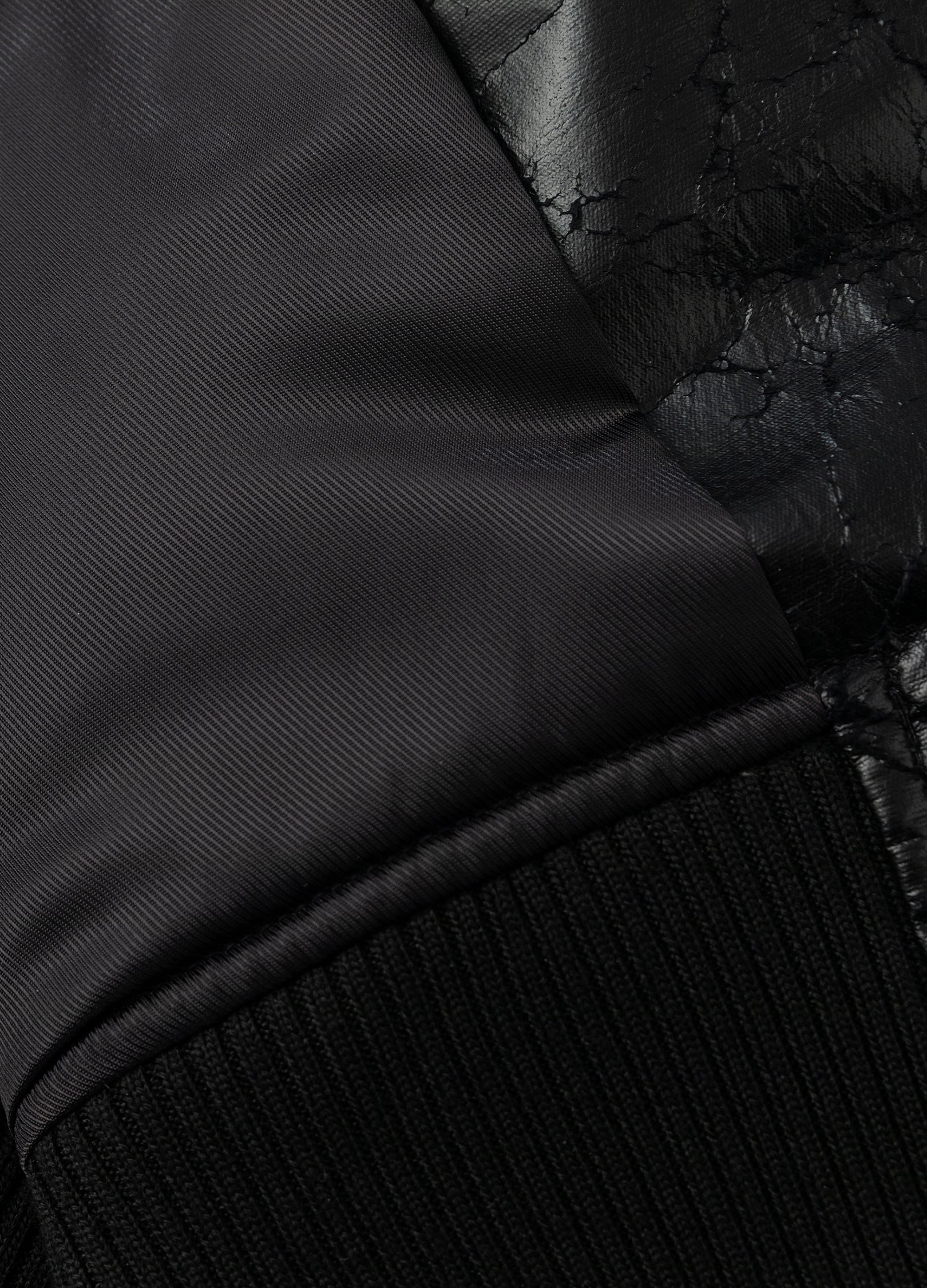 23SS Tectonic Leather Bomber