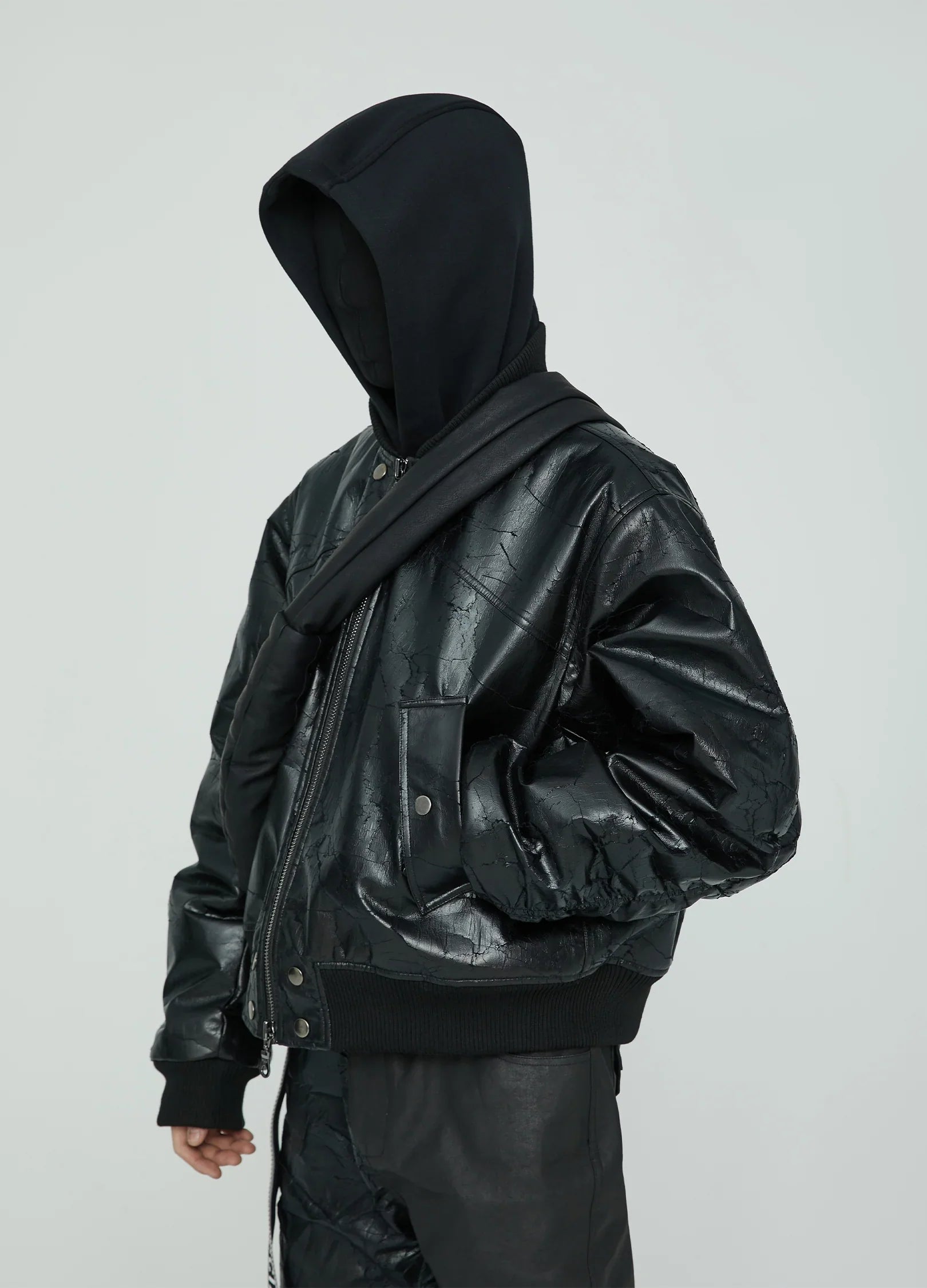 23SS Tectonic Leather Bomber