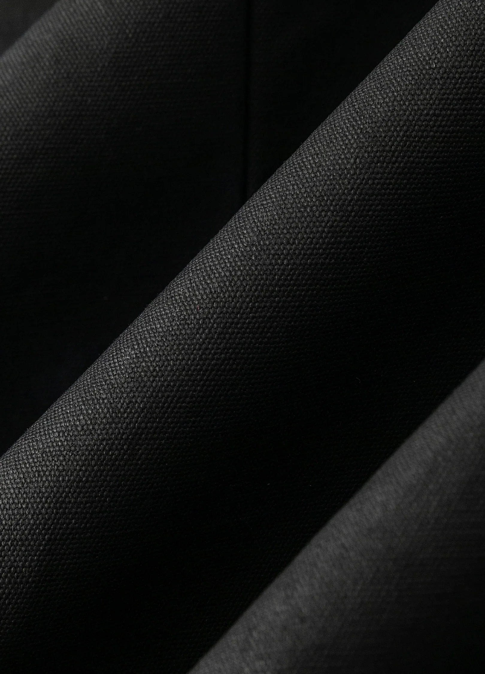 23SS Black Fortress Waxed Overcoat