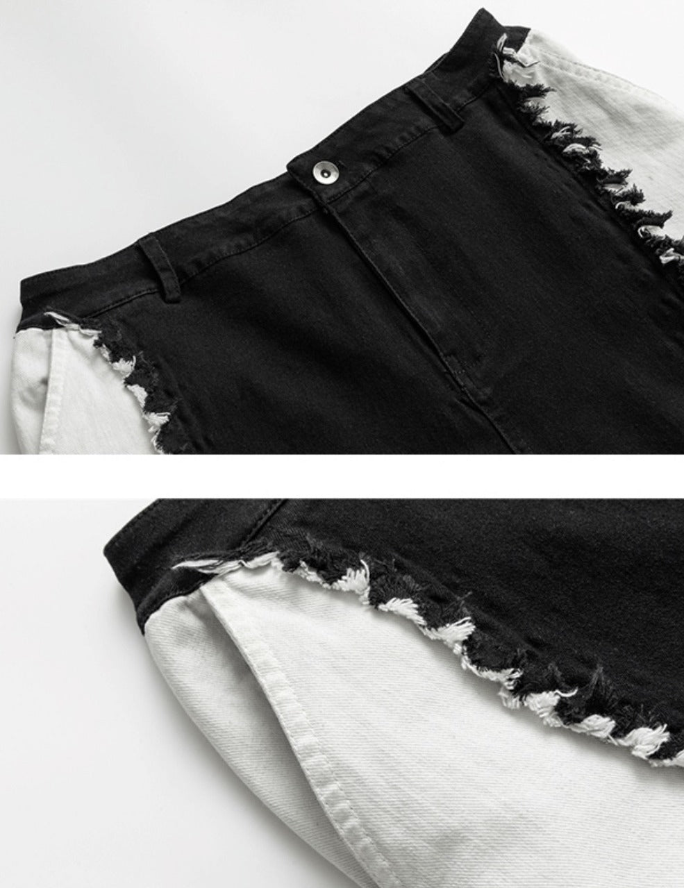 22SS Monochrome Punk Pants