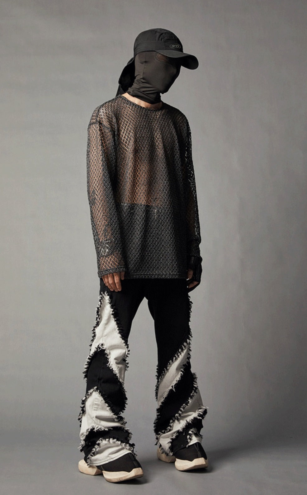 22SS Monochrome Punk Pants