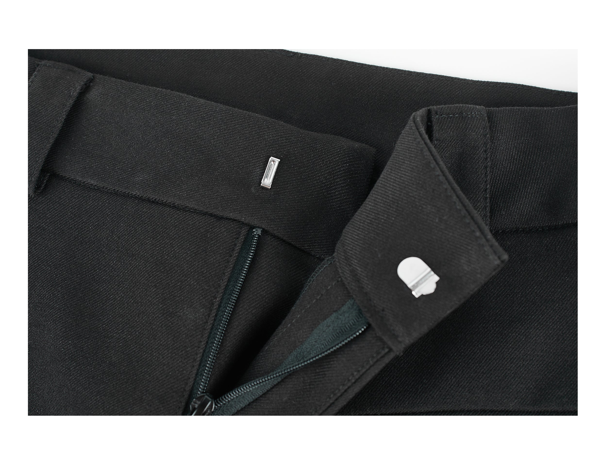 DRAPE FLARE SUIT TROUSERS