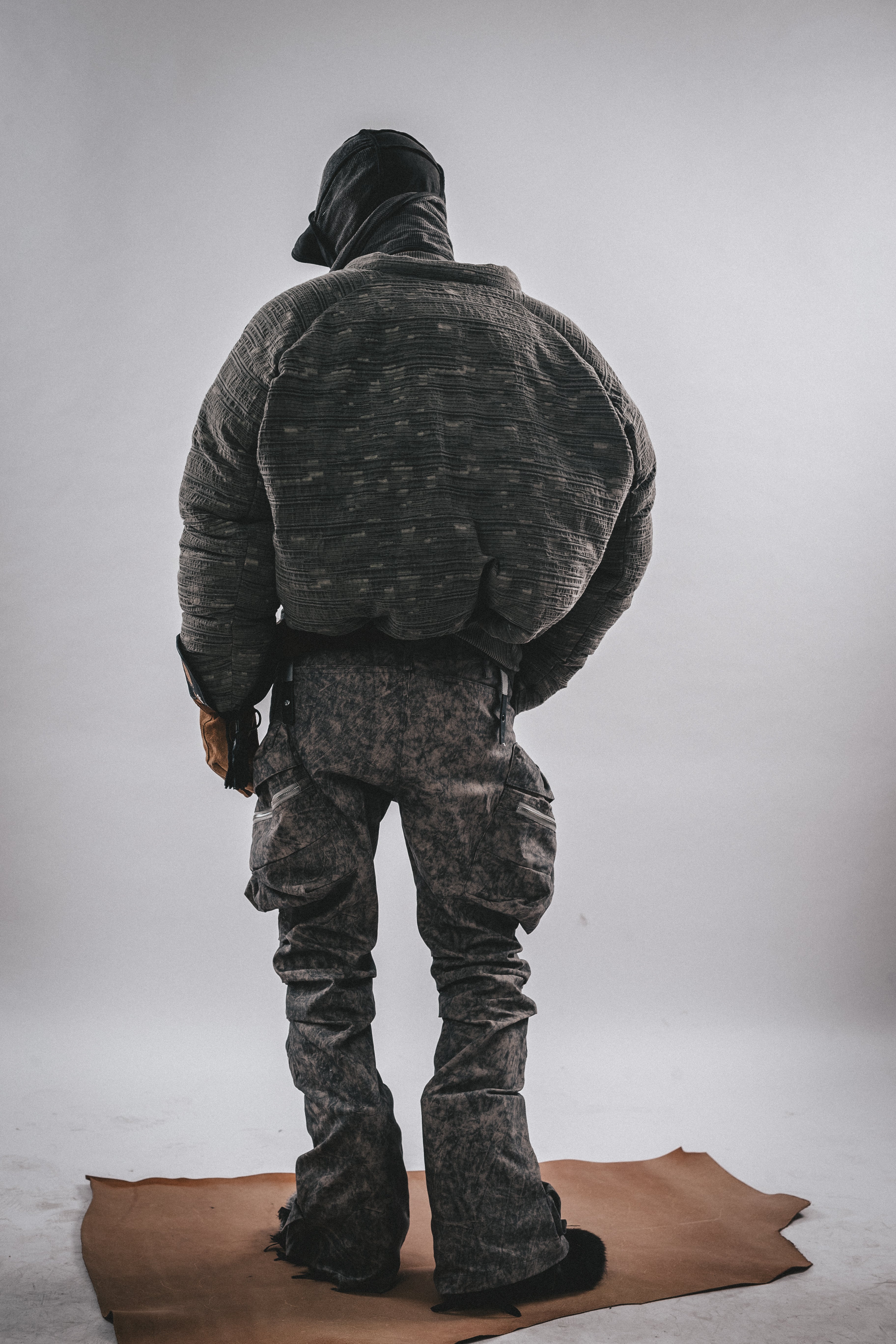 DRKLEI Wasteland Texture Puffer Jacket