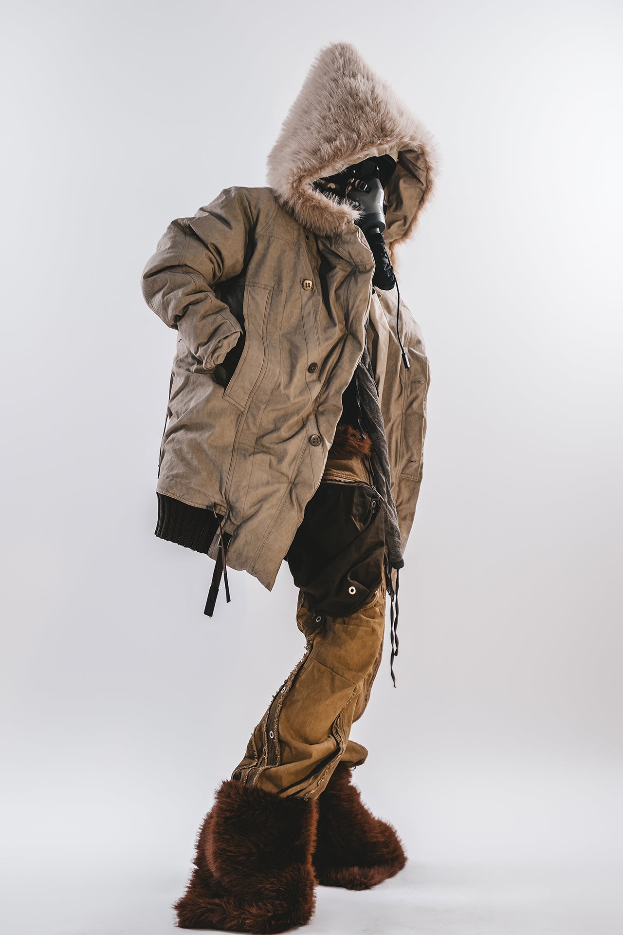 DRKLEI GLACIER HOODED SNOW PARKA