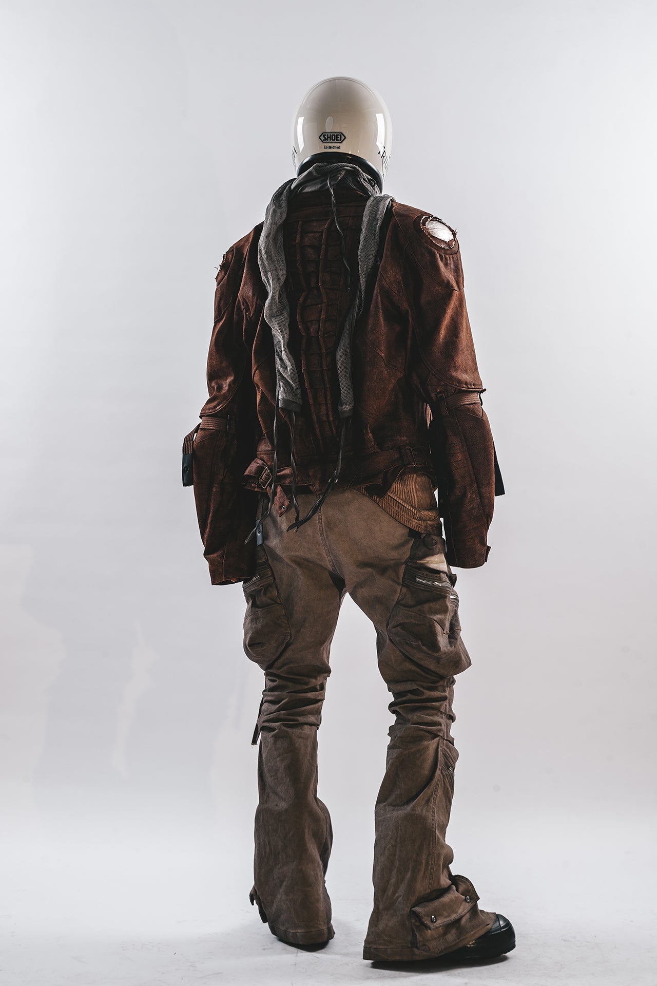 DRKLEI ZIP ARC STACKED PANTS