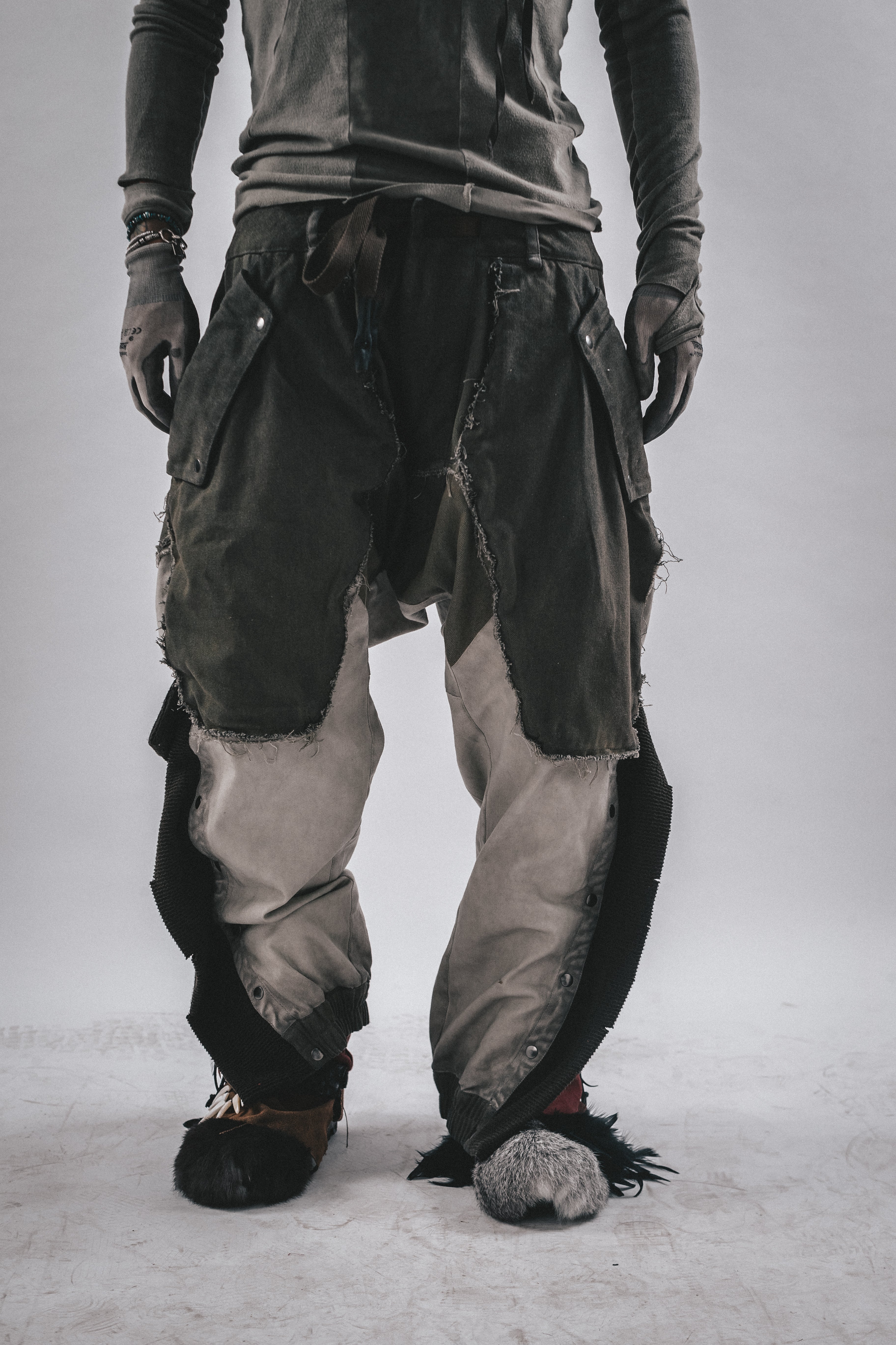 DRKLEI NOMAD WASTELAND PATCHWORK PANTS