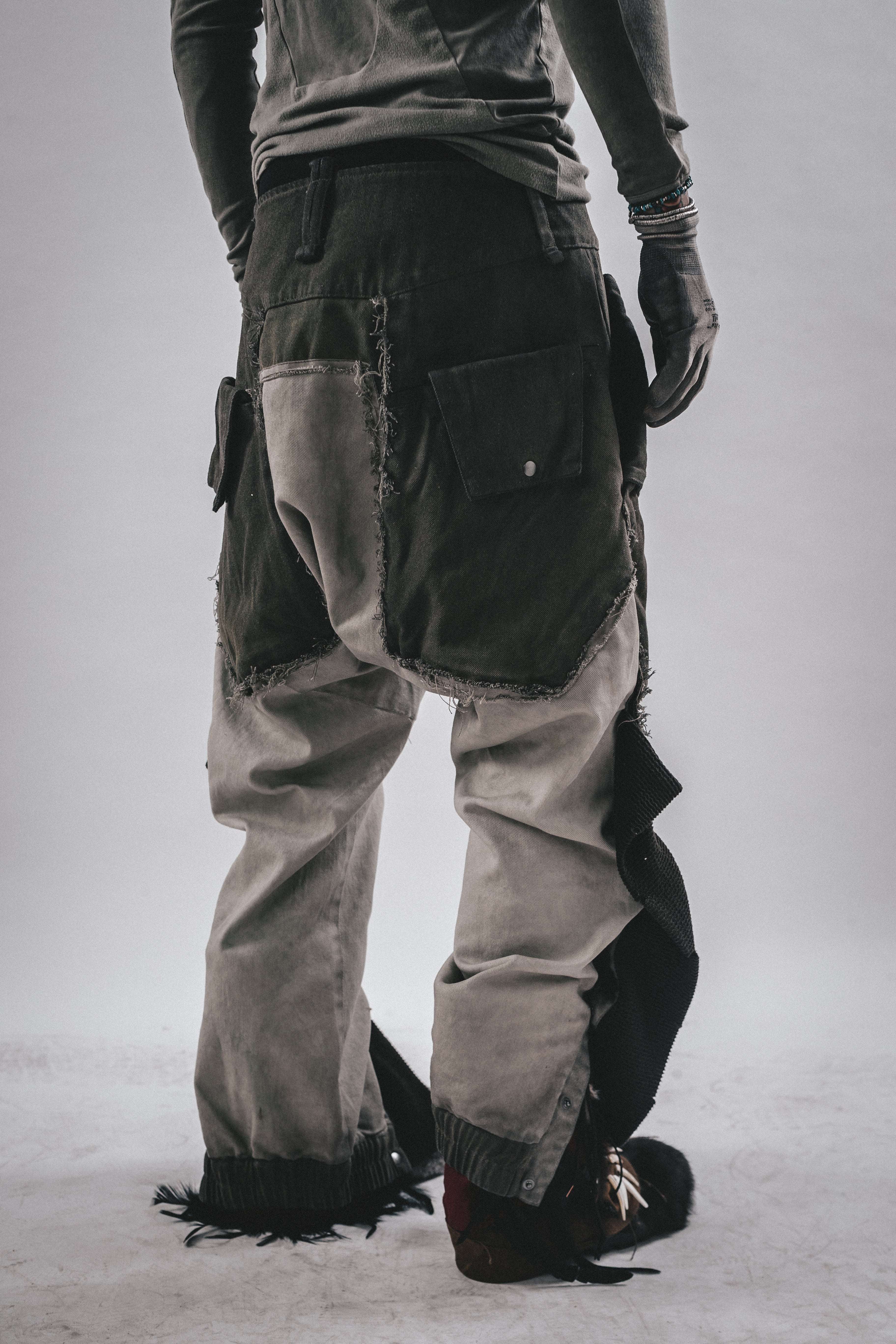 DRKLEI NOMAD WASTELAND PATCHWORK PANTS