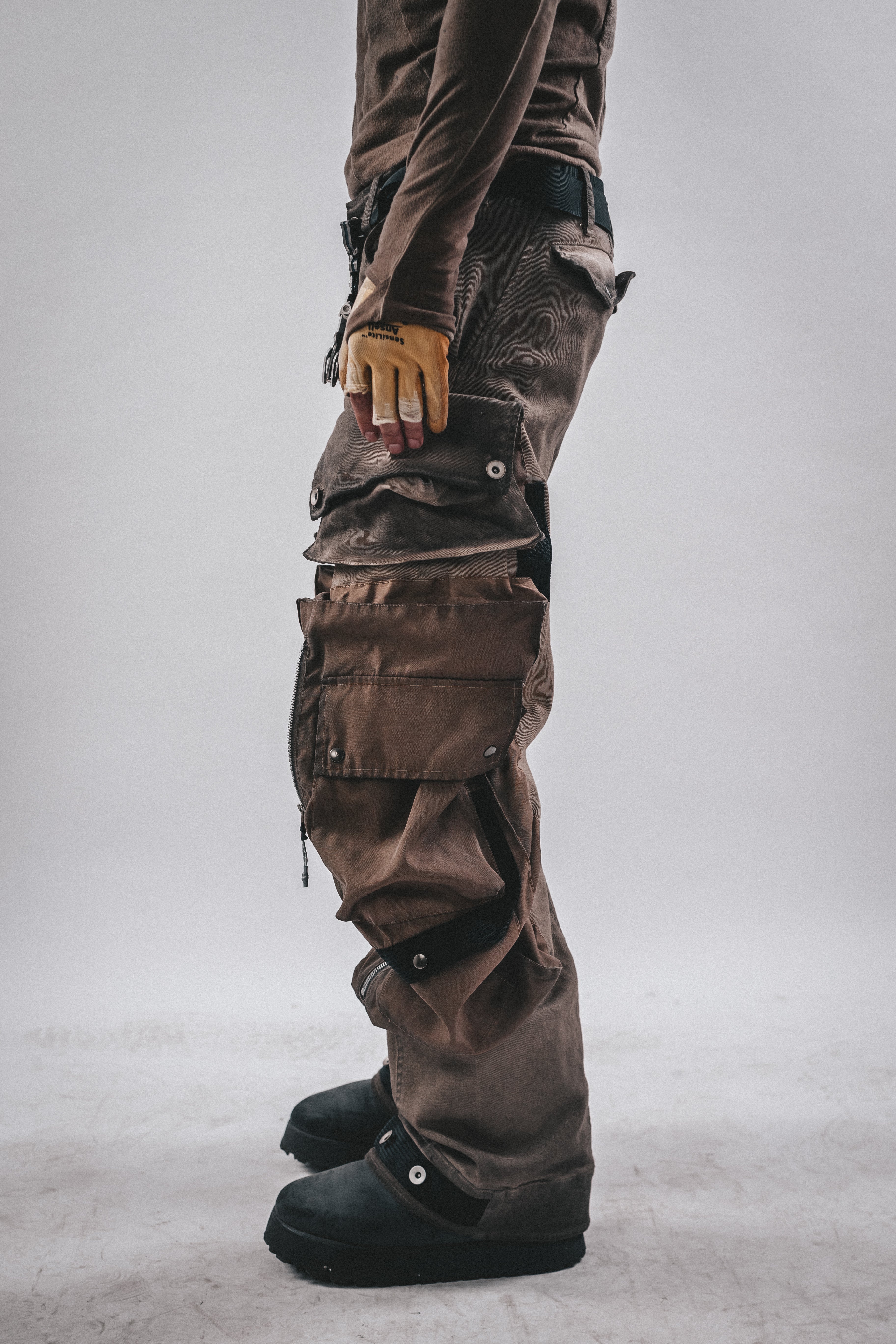 DRKLEI CURVED BLADE PARATROOPER PANTS