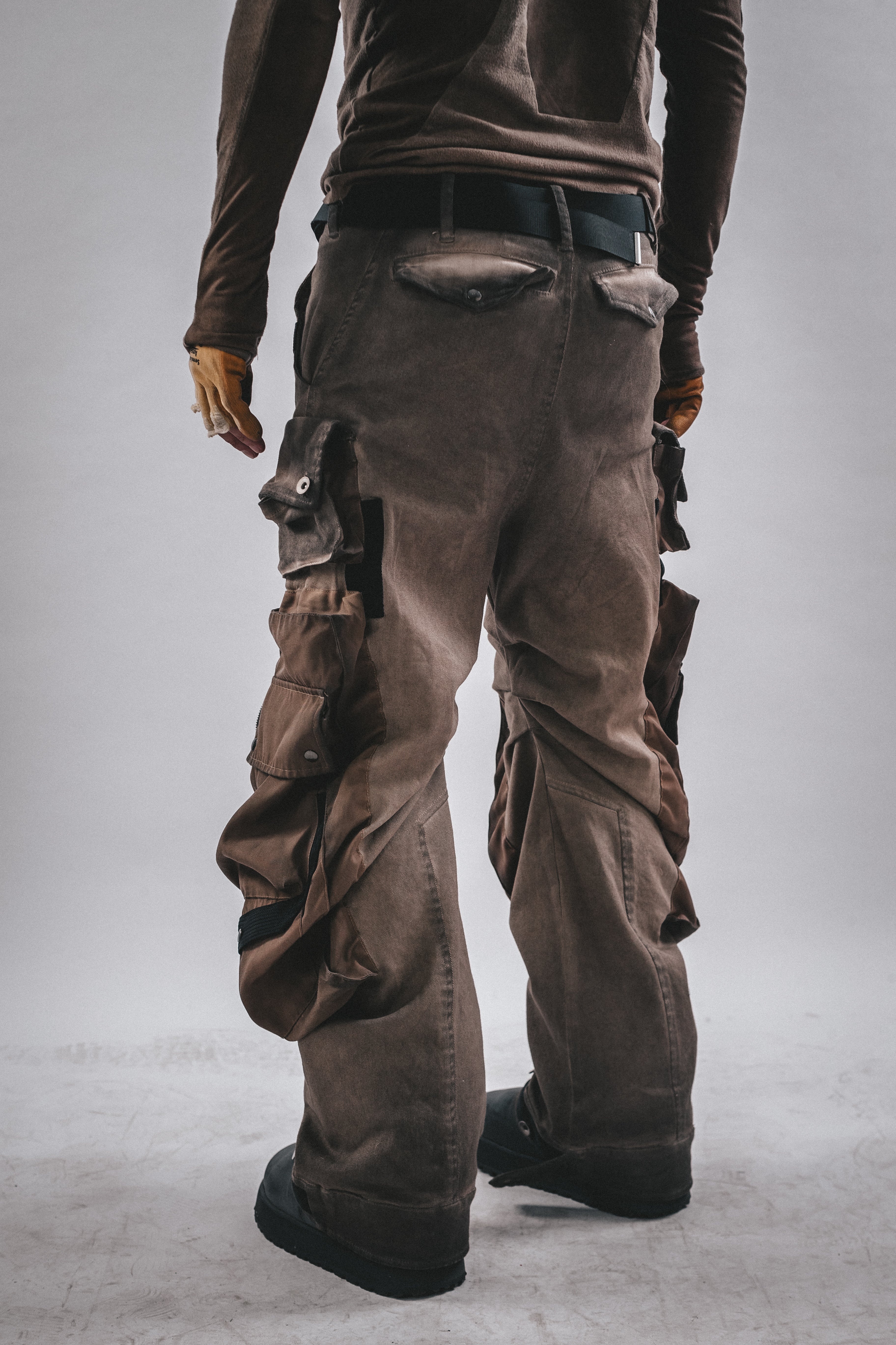 DRKLEI CURVED BLADE PARATROOPER PANTS