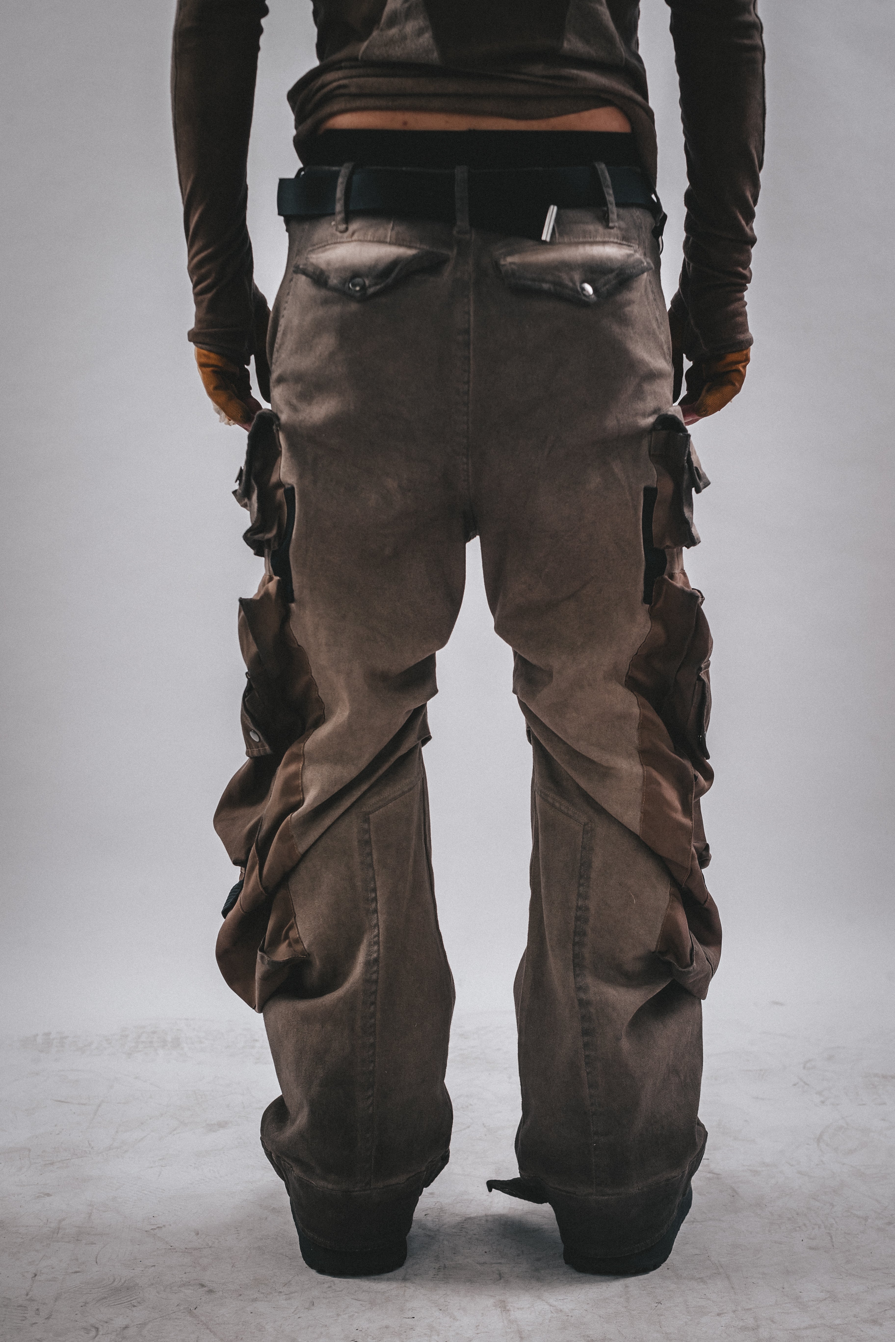 DRKLEI CURVED BLADE PARATROOPER PANTS