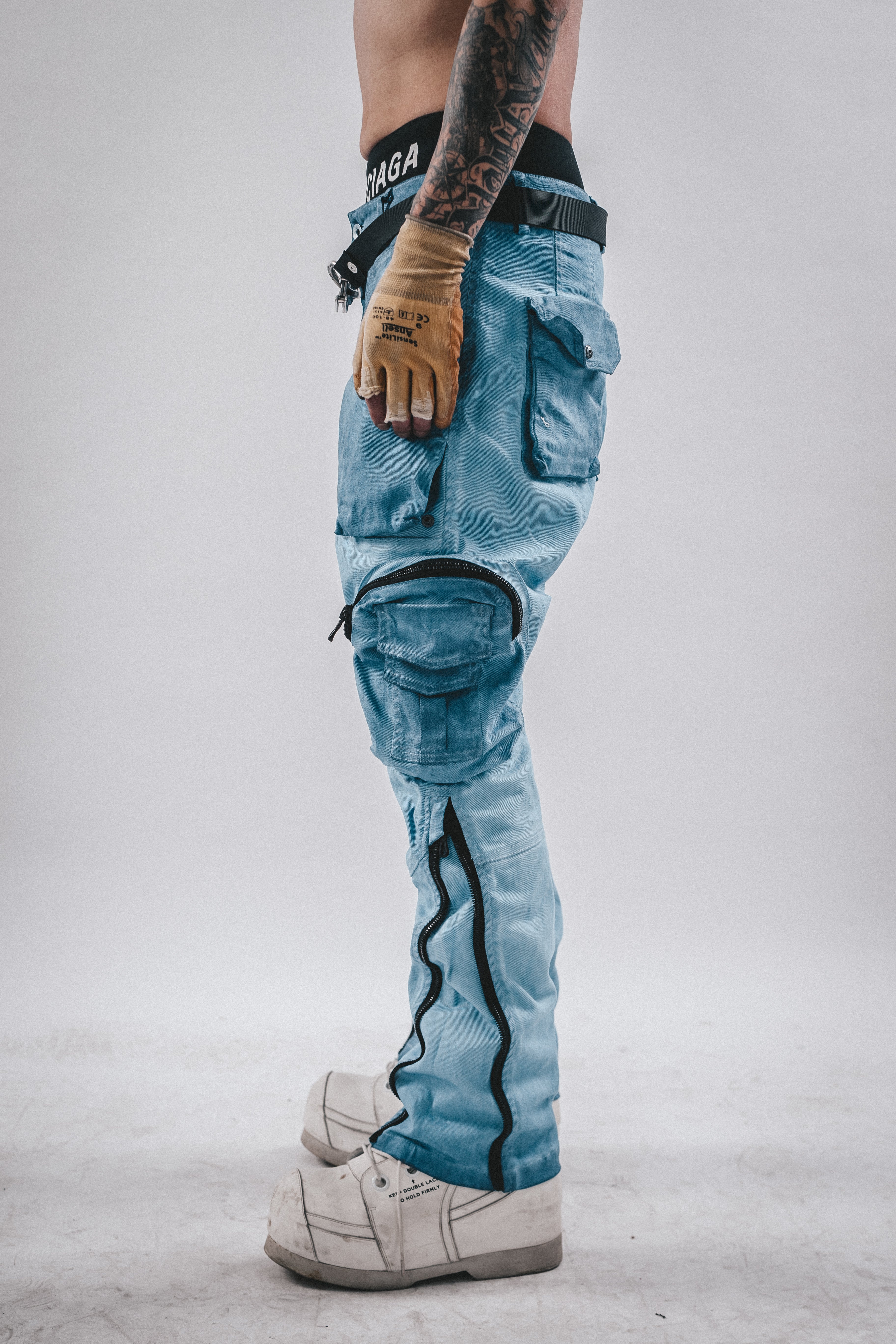 DRKLEI RUINFORM ZIP UTILITY PANTS