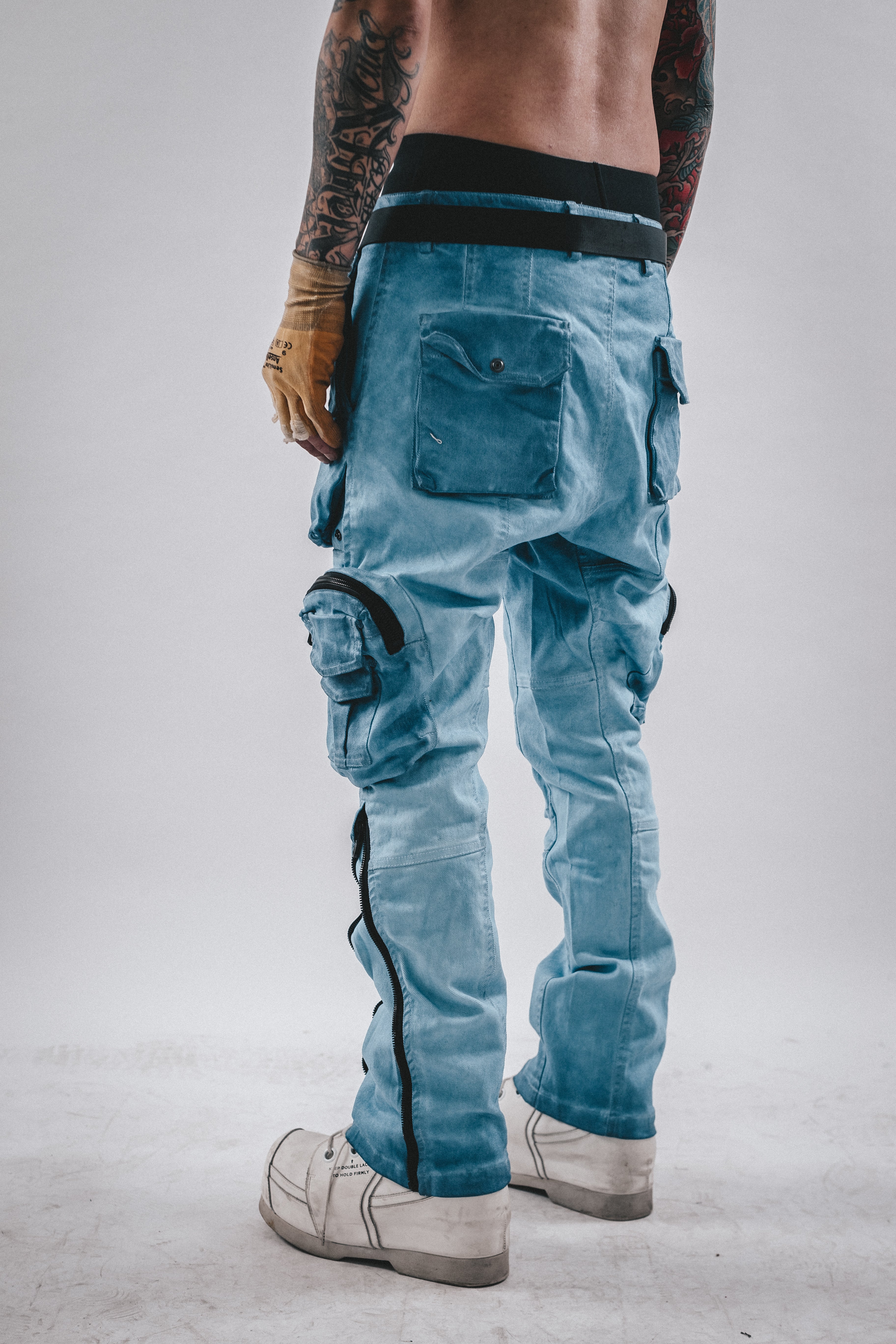 DRKLEI RUINFORM ZIP UTILITY PANTS