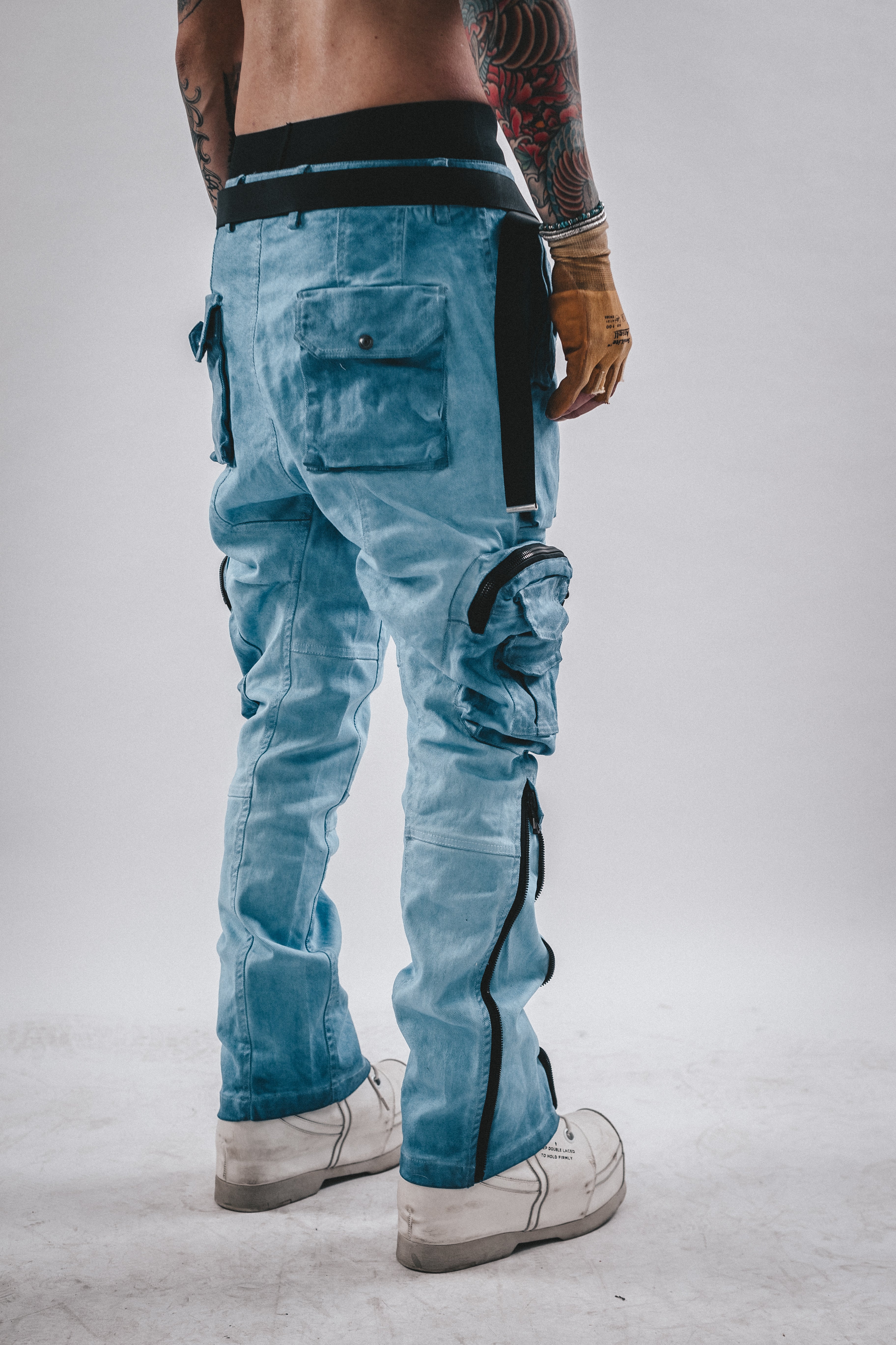 DRKLEI RUINFORM ZIP UTILITY PANTS