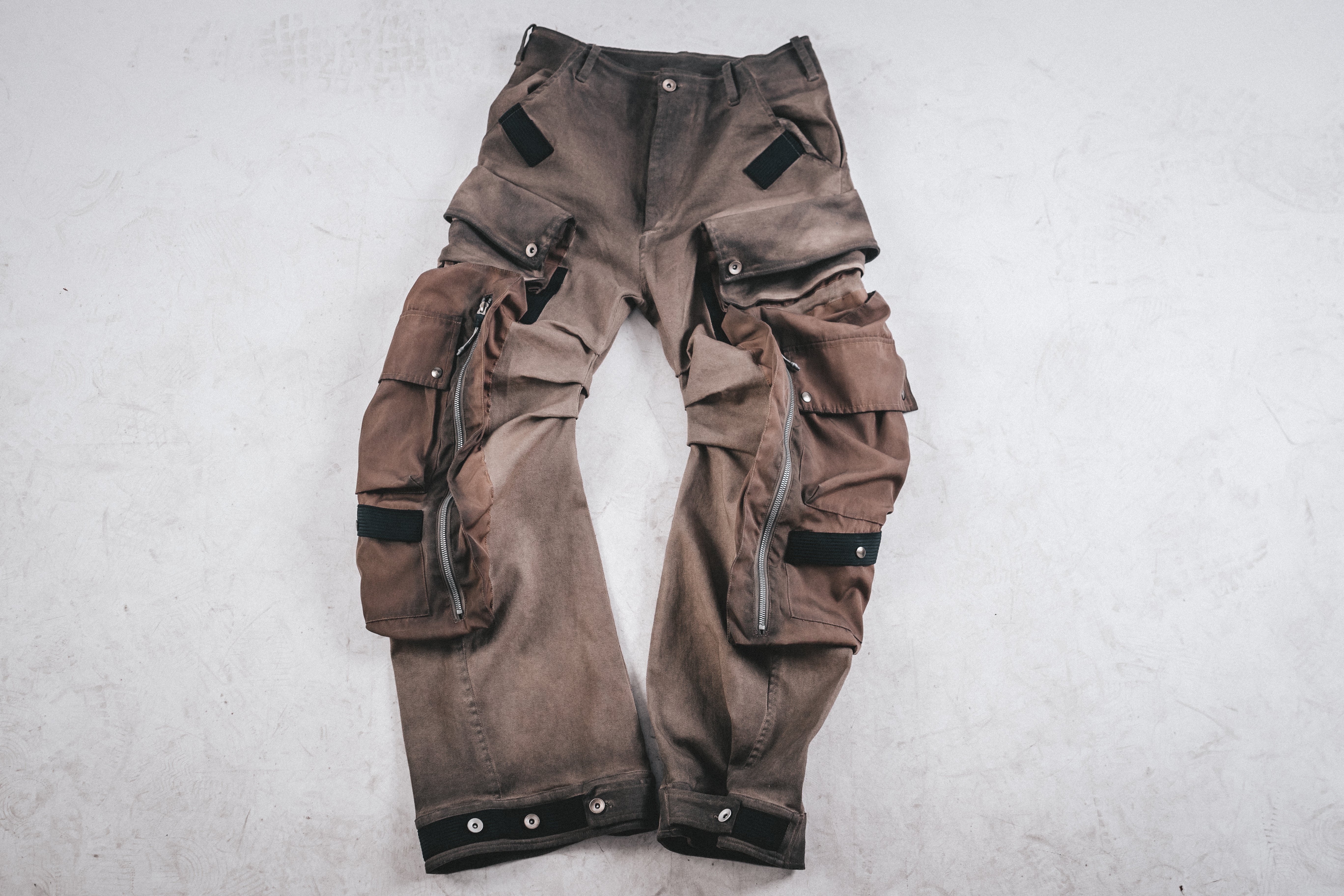 DRKLEI CURVED BLADE PARATROOPER PANTS