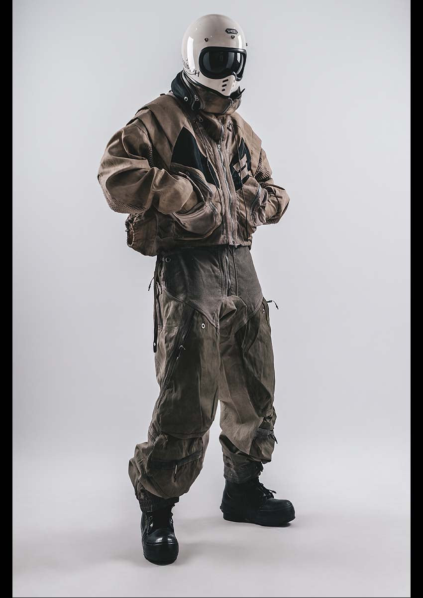 DRKLEI APOC HOODED MESH JACKET