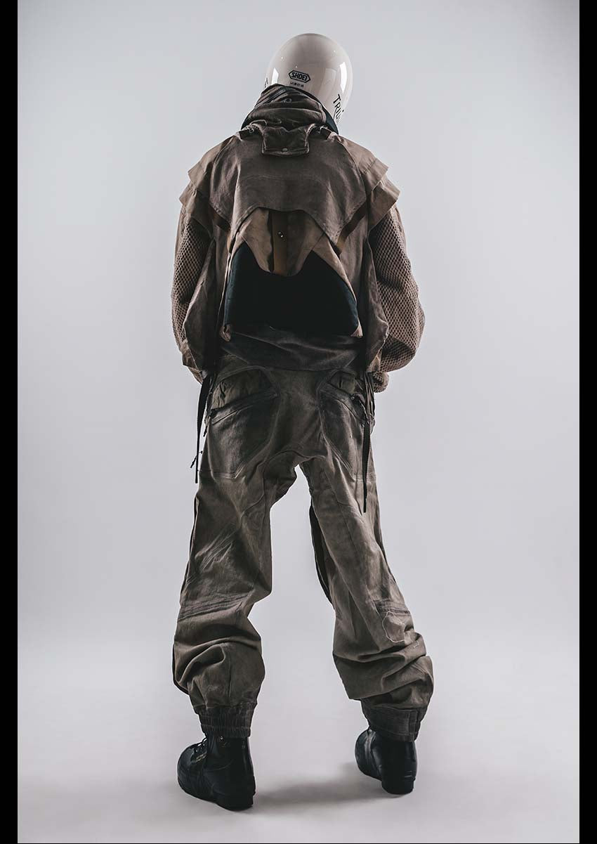 DRKLEI APOC HOODED MESH JACKET