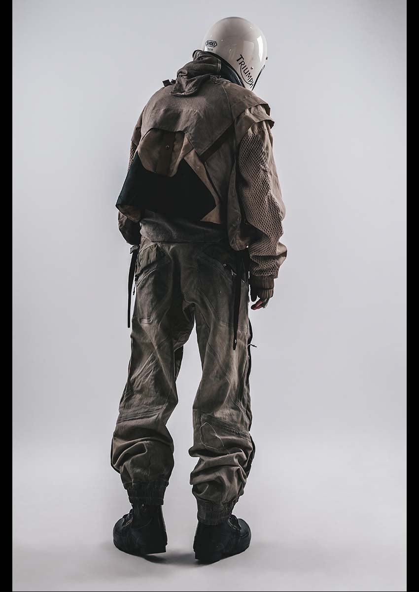 DRKLEI APOC HOODED MESH JACKET