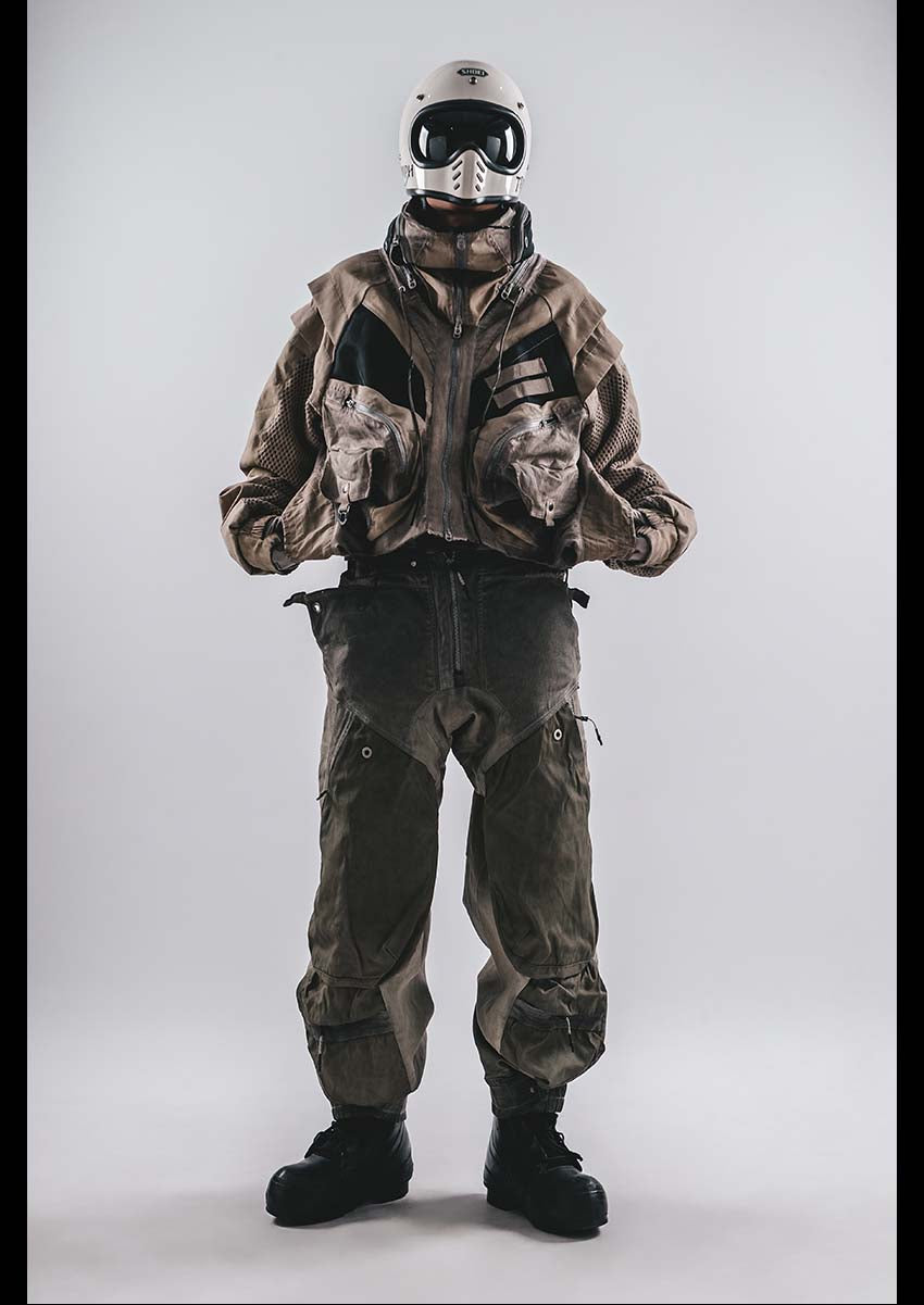 DRKLEI APOC HOODED MESH JACKET