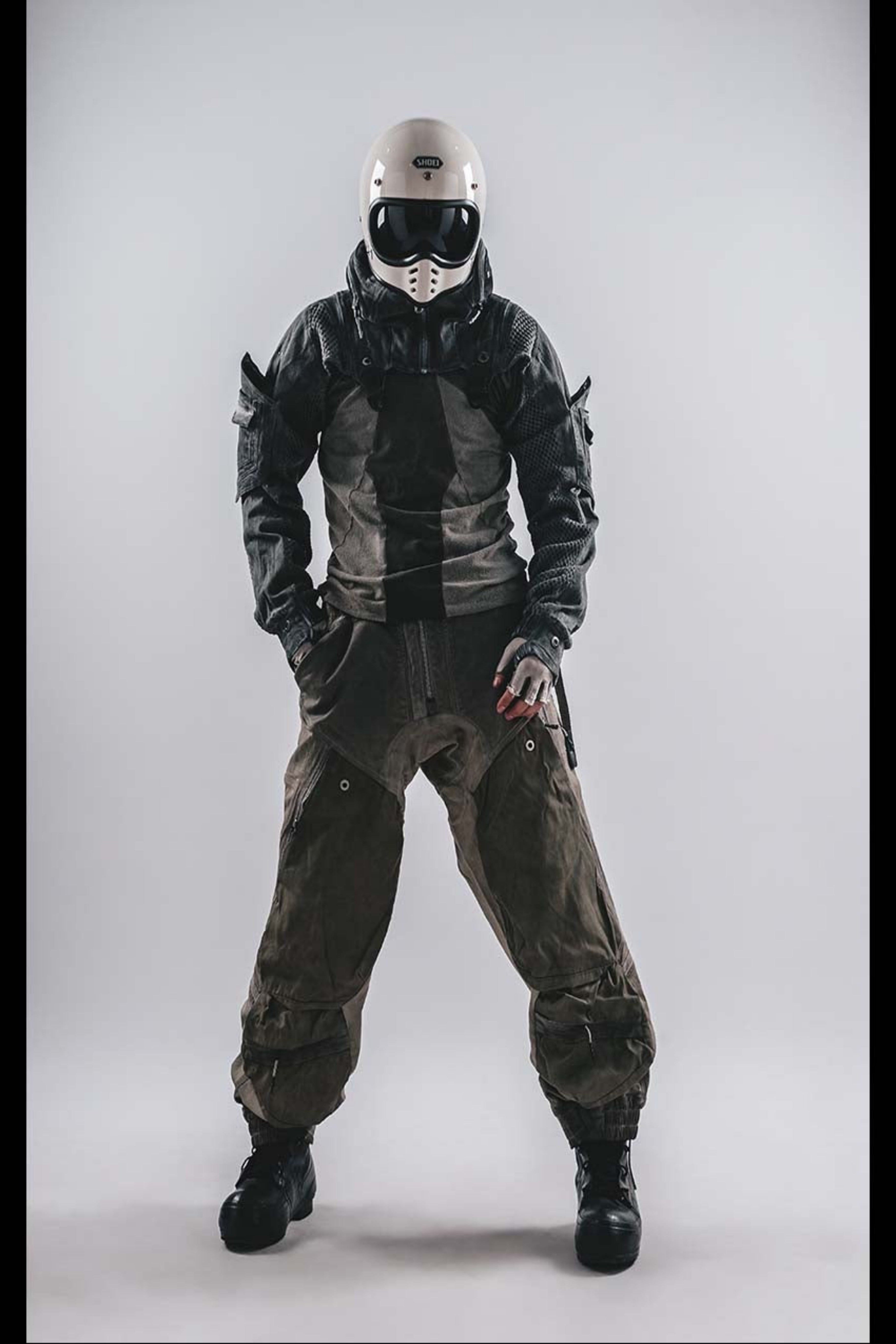 DRKLEI WASTELAND HOODED CAPE JACKET