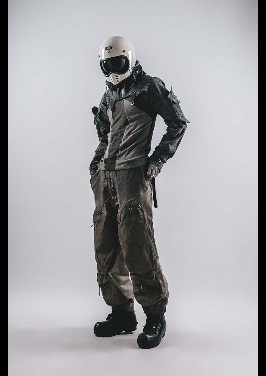 DRKLEI WASTELAND HOODED CAPE JACKET