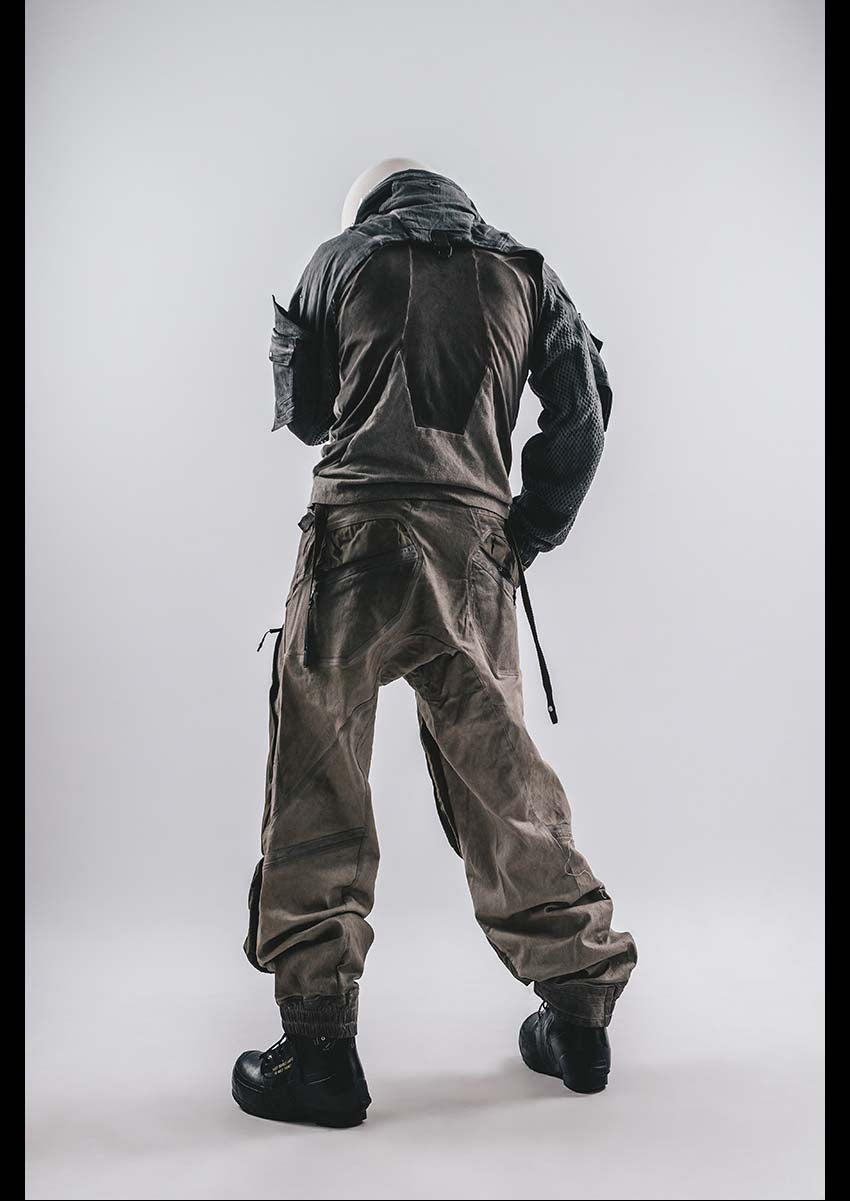 DRKLEI WASTELAND HOODED CAPE JACKET