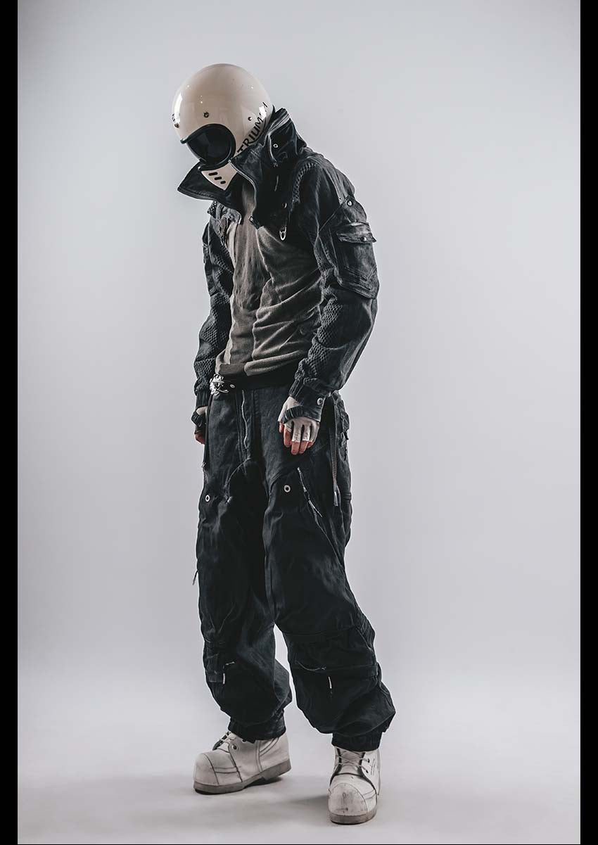 DRKLEI WASTELAND HOODED CAPE JACKET