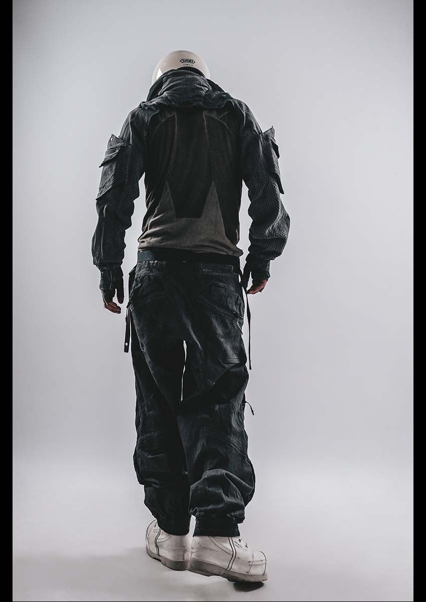 DRKLEI WASTELAND HOODED CAPE JACKET