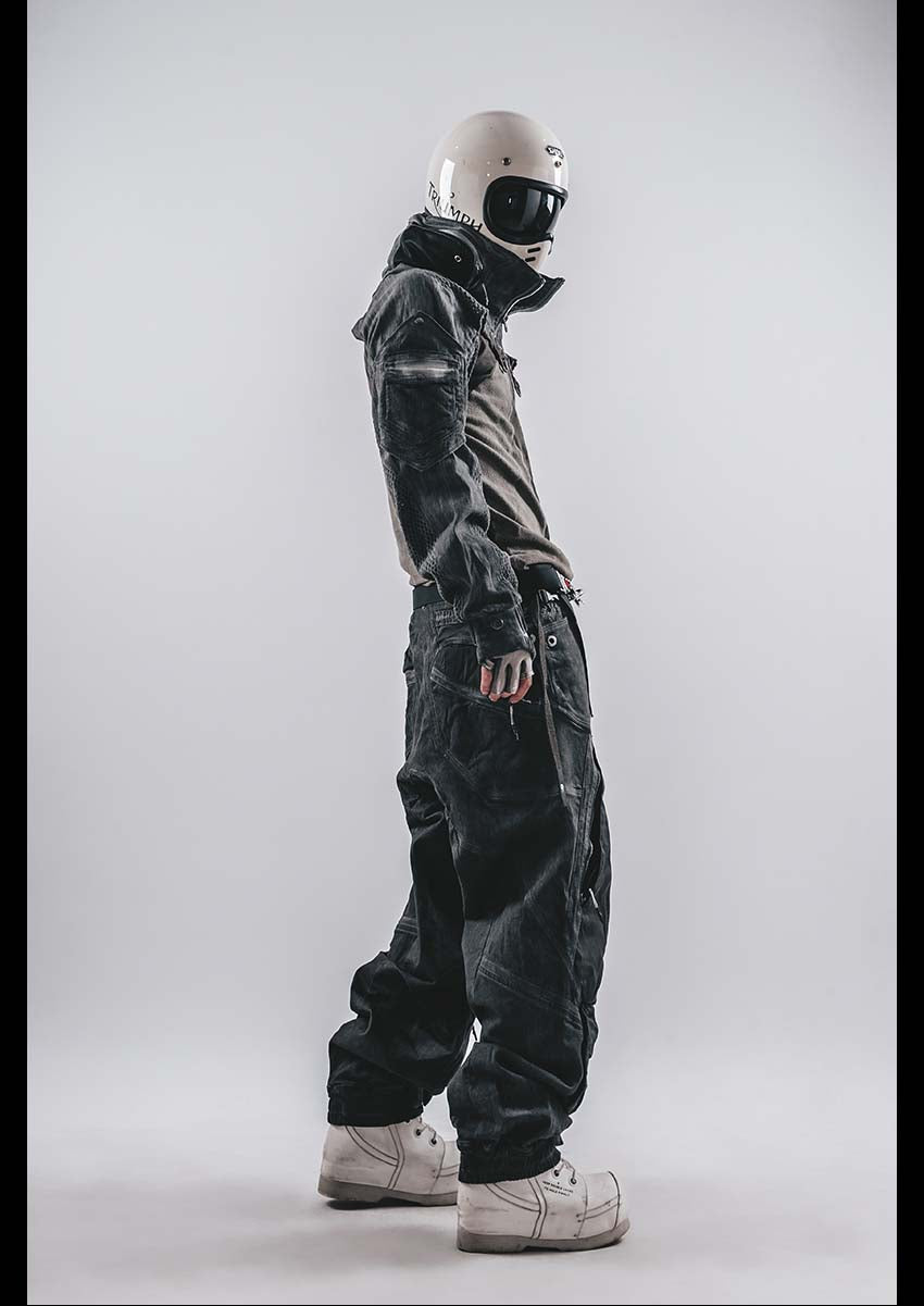 DRKLEI WASTELAND HOODED CAPE JACKET