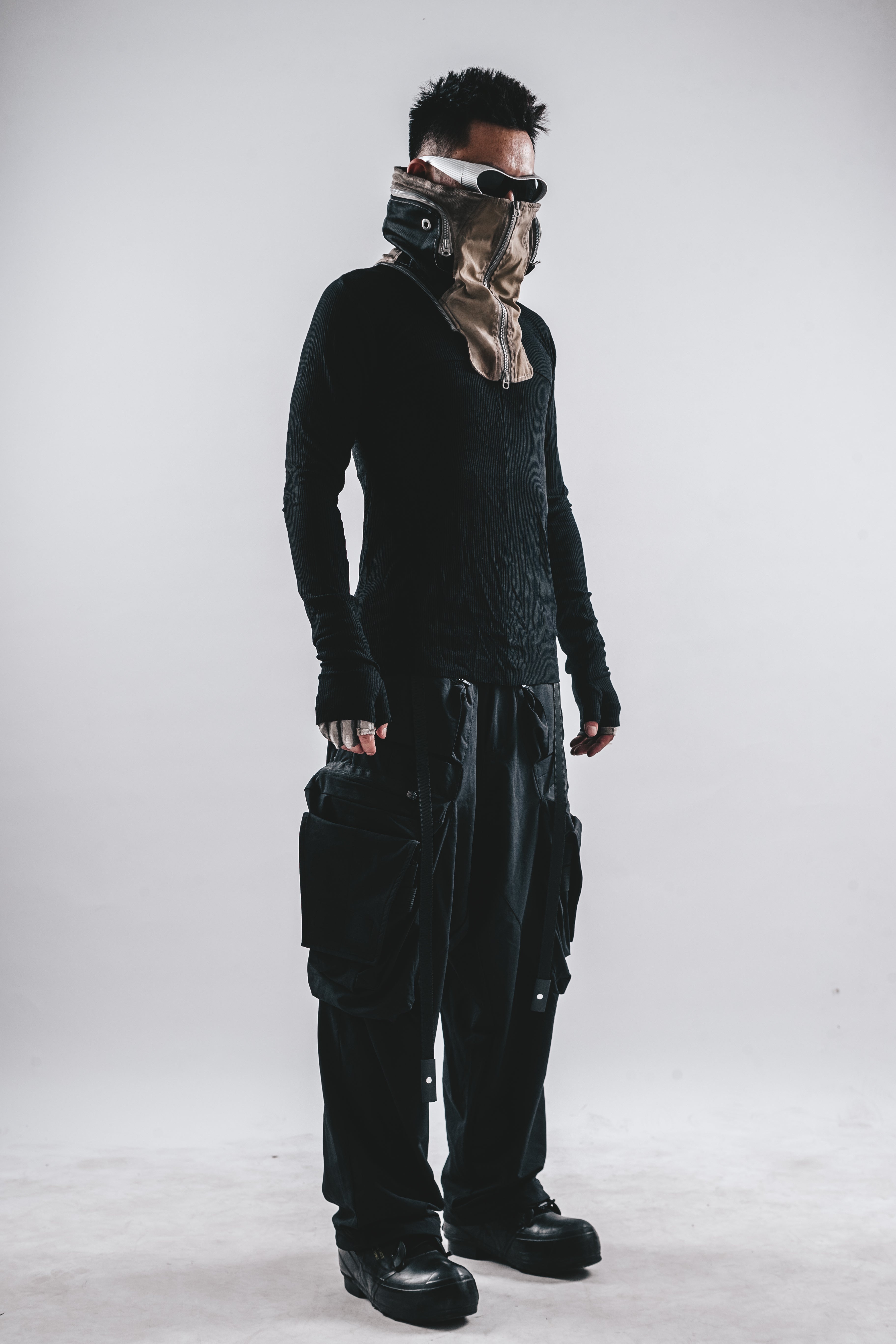 DRKLEI UTILITY WIDE CARGO PANTS