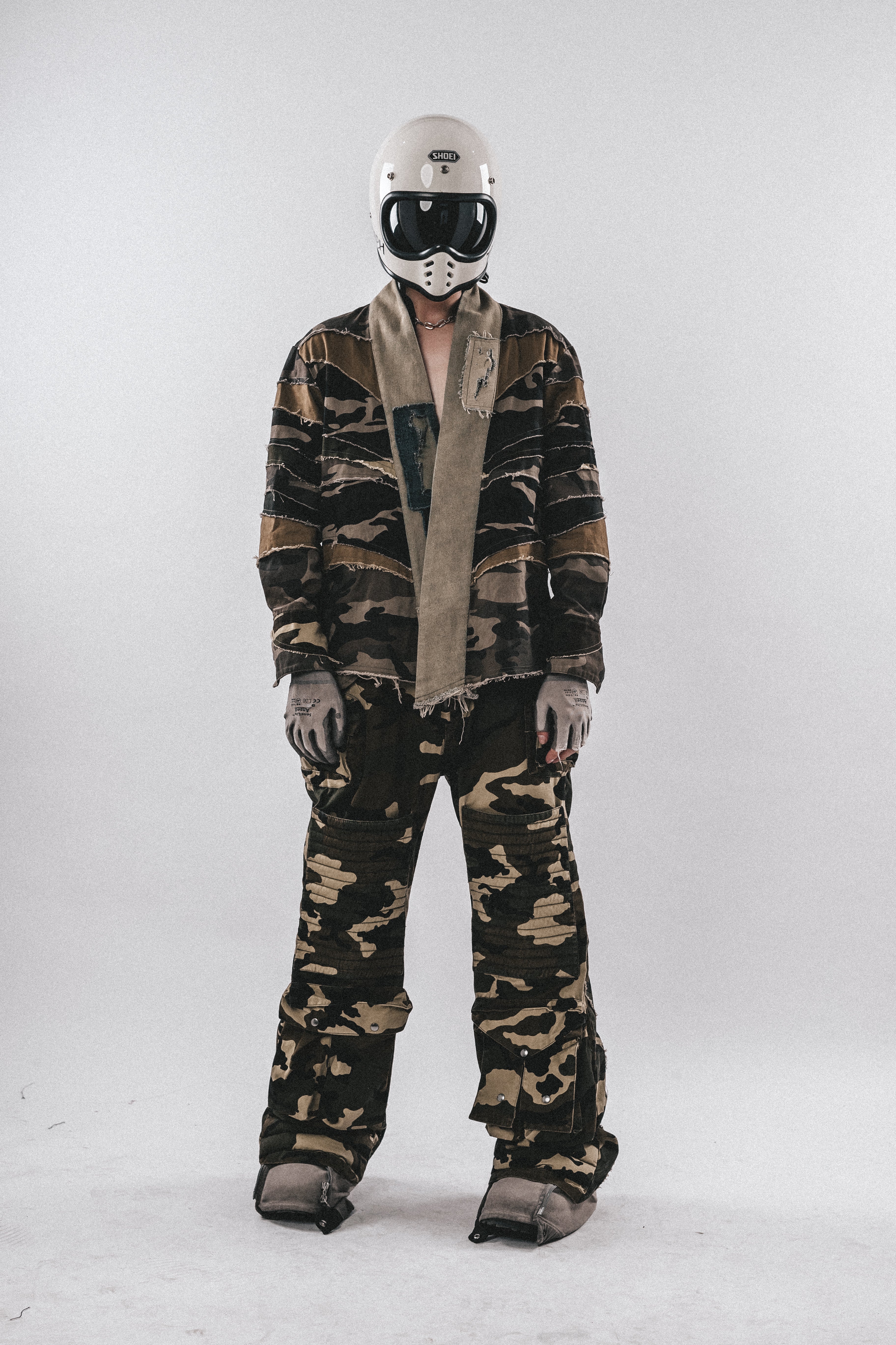 Patchwork Camouflage Custom Shirt