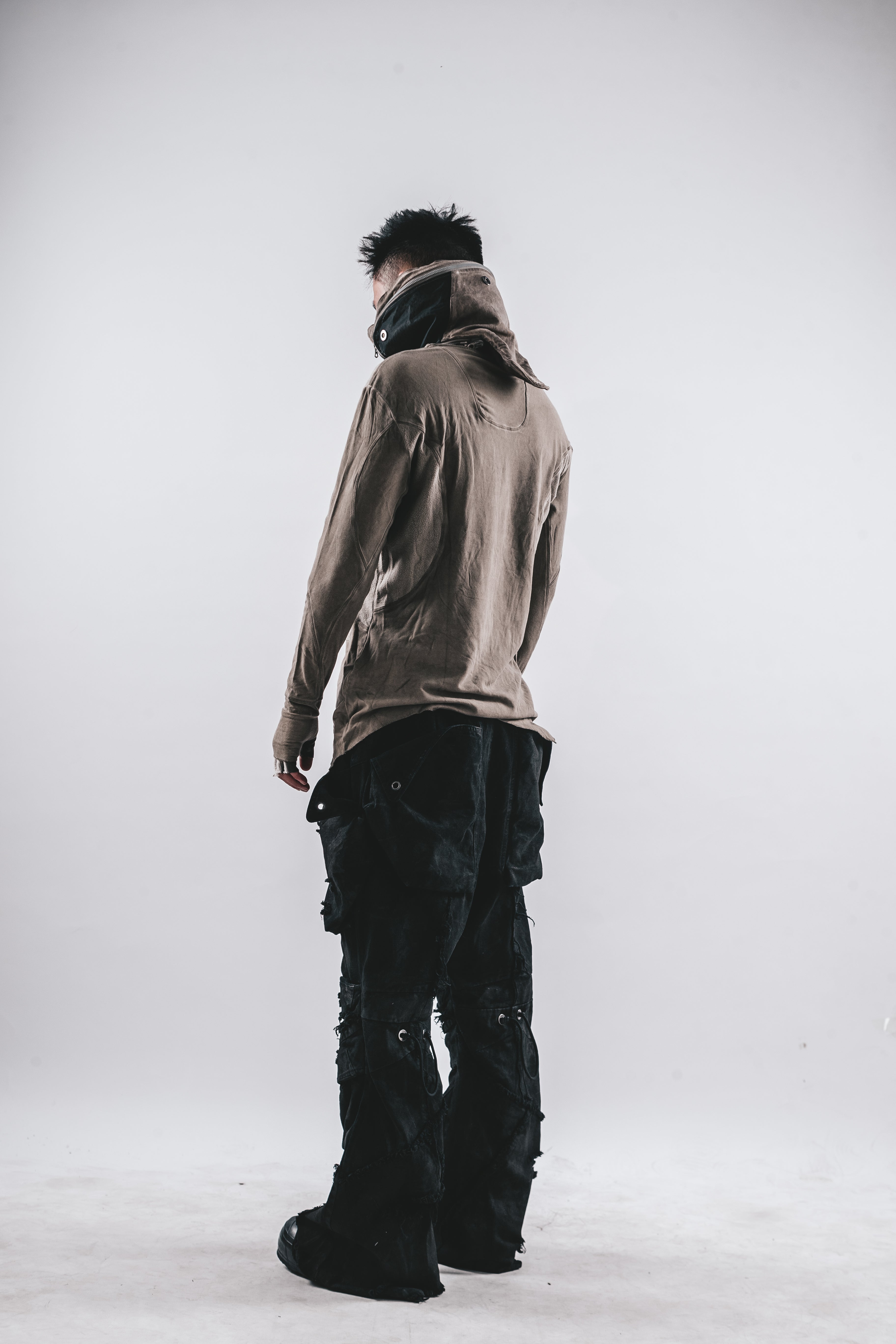 DRKLEI WASHED PATCHED LONG TEE