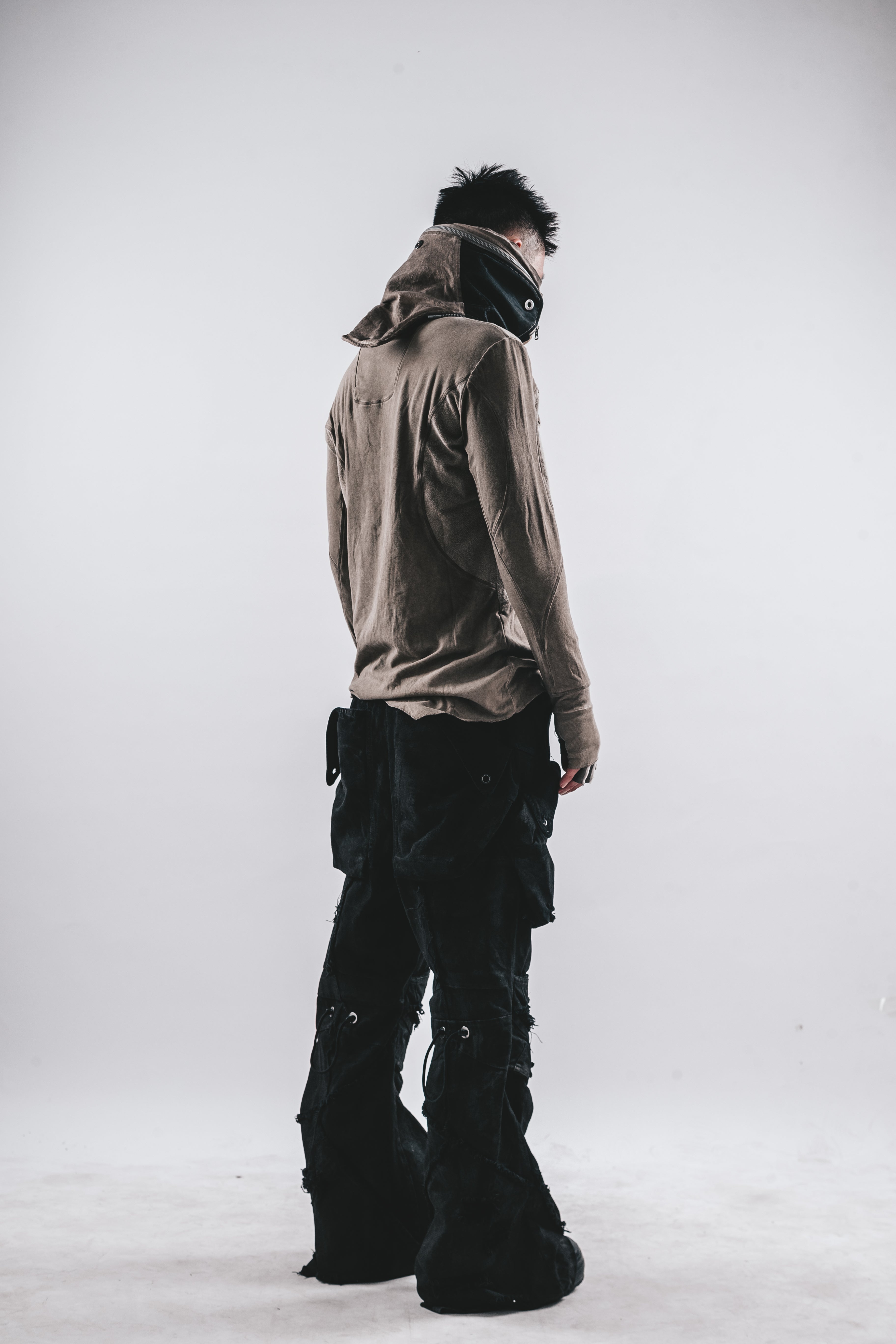 DRKLEI WASHED PATCHED LONG TEE