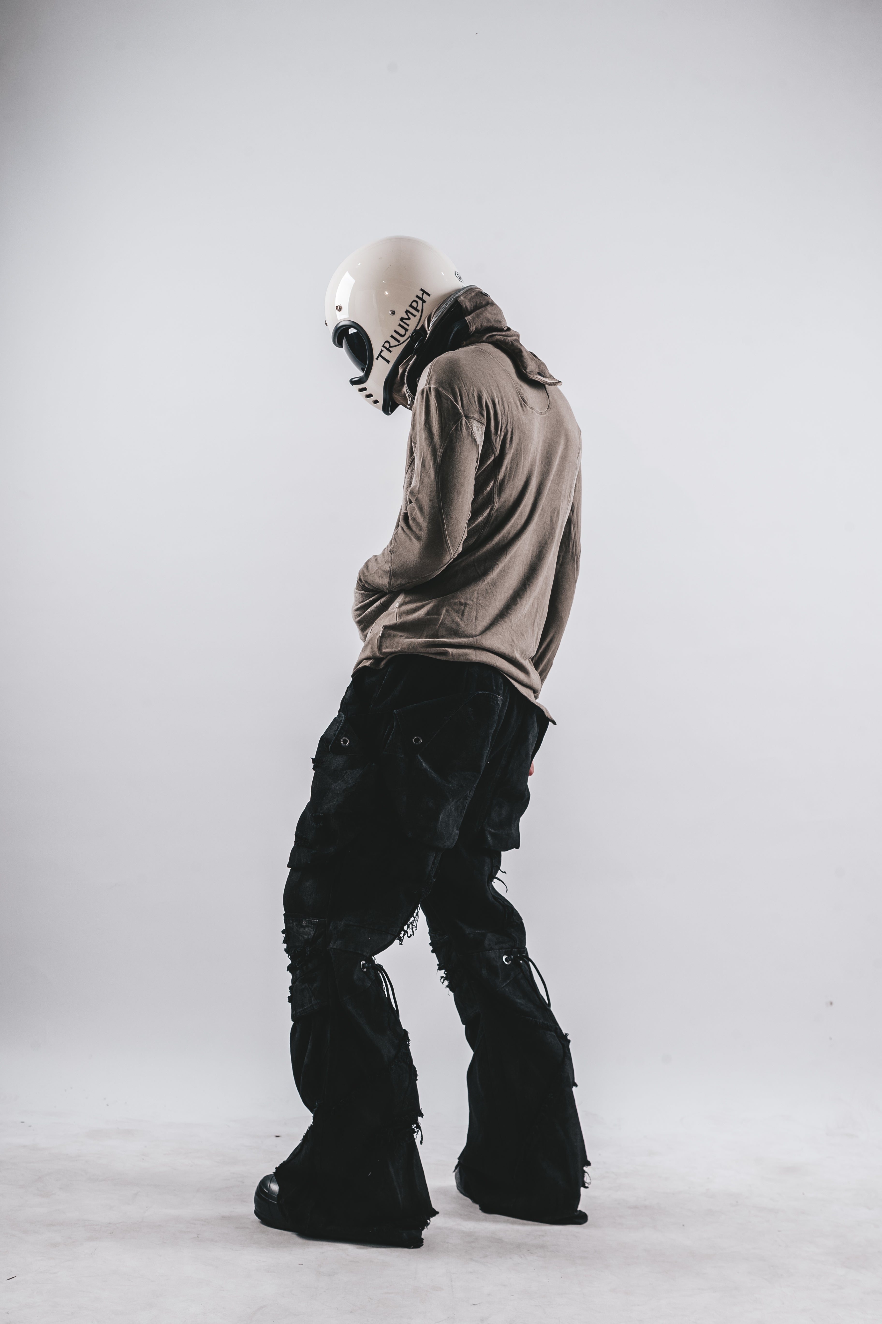 DRKLEI WASHED PATCHED LONG TEE