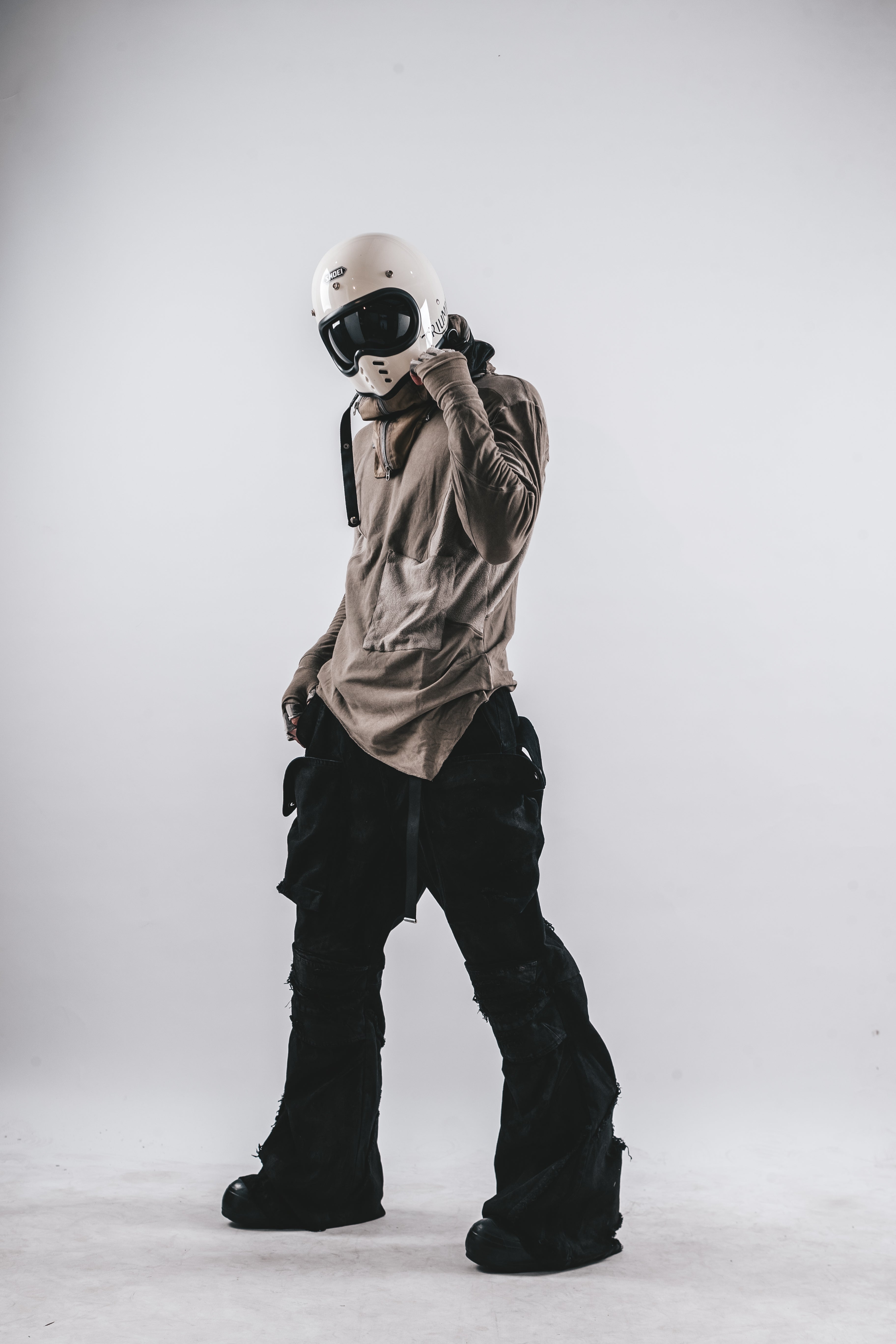 DRKLEI WASHED PATCHED LONG TEE