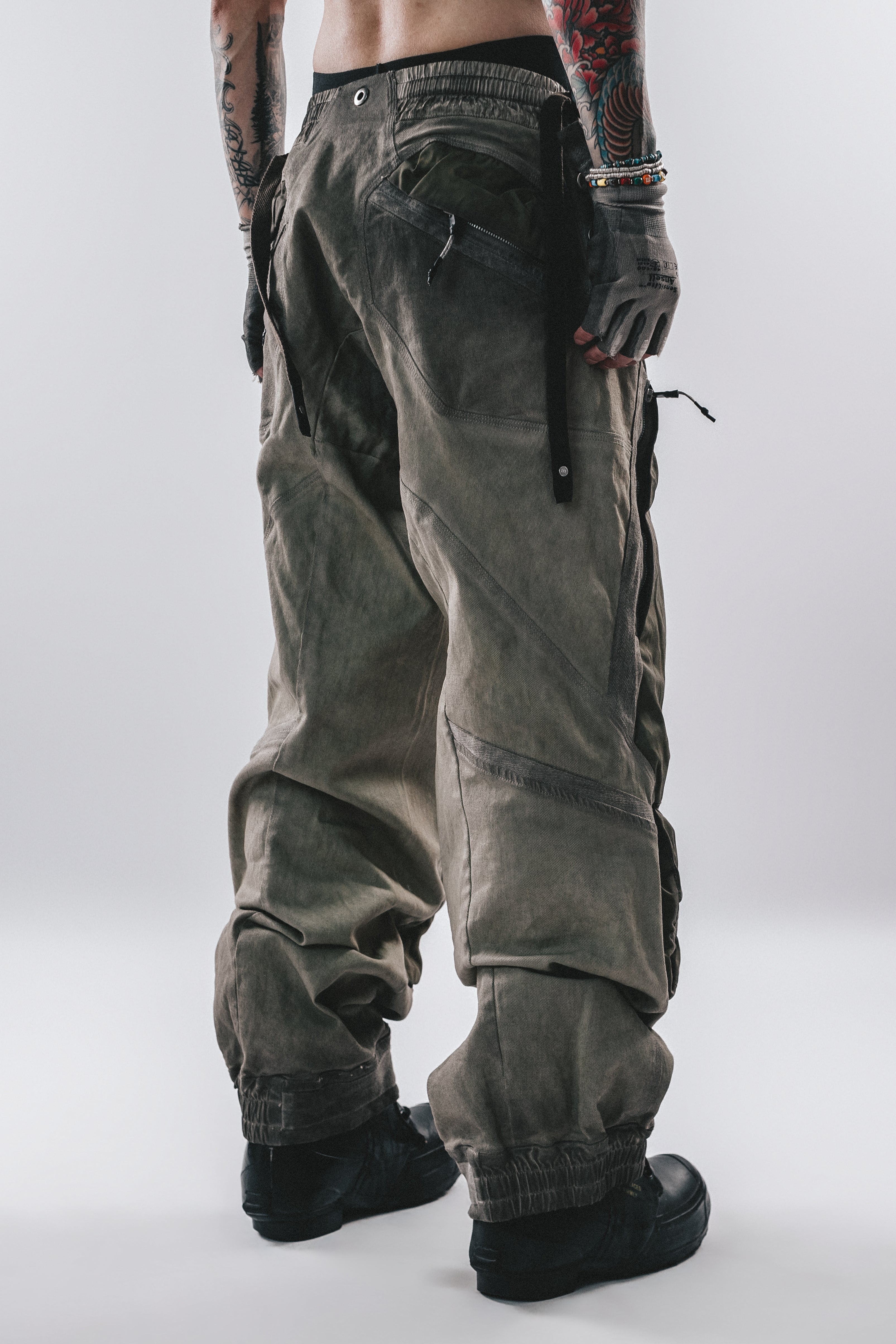 DRKLEI 3D CARGO FUSED PANTS