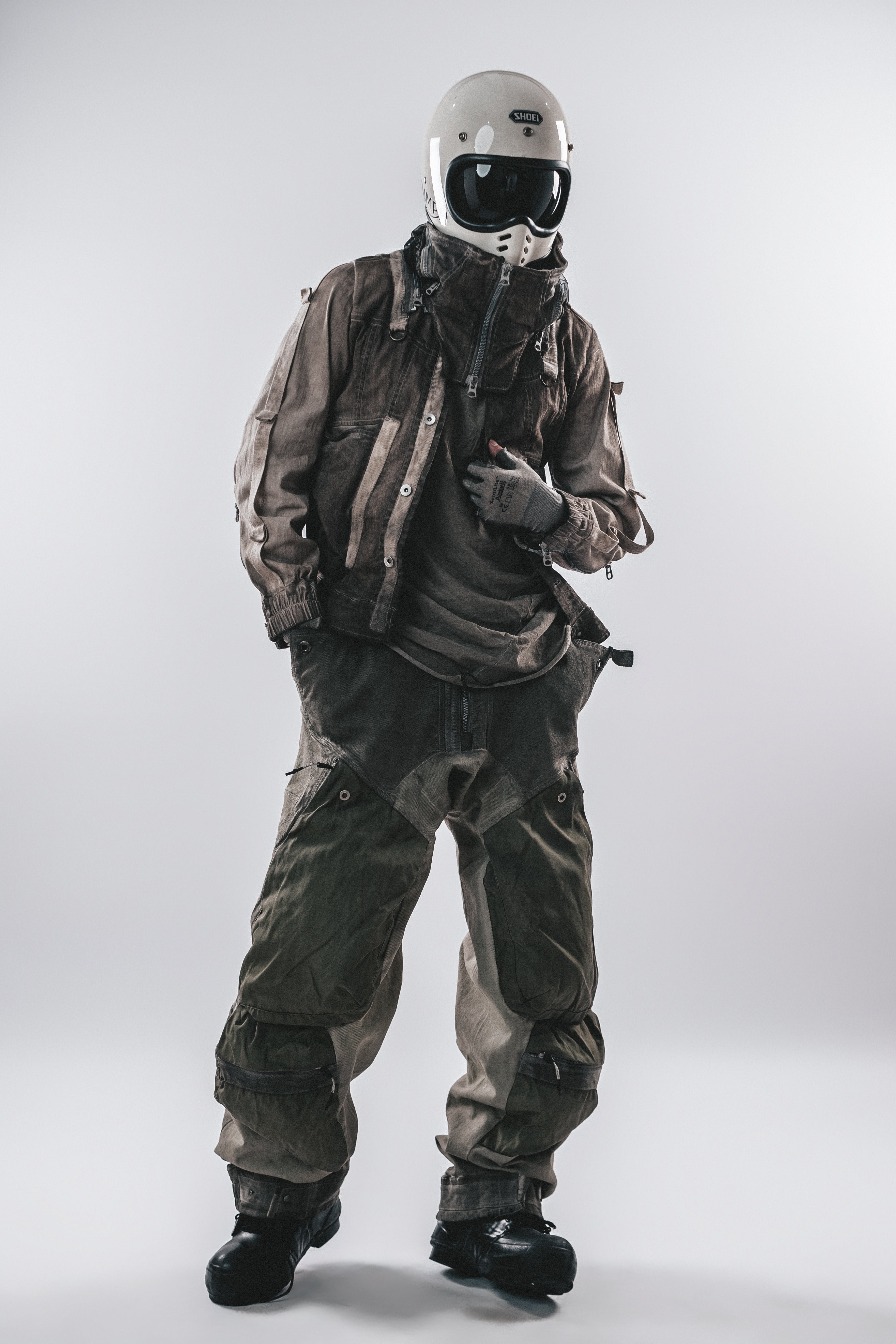 DRKLEI 3D CARGO FUSED PANTS