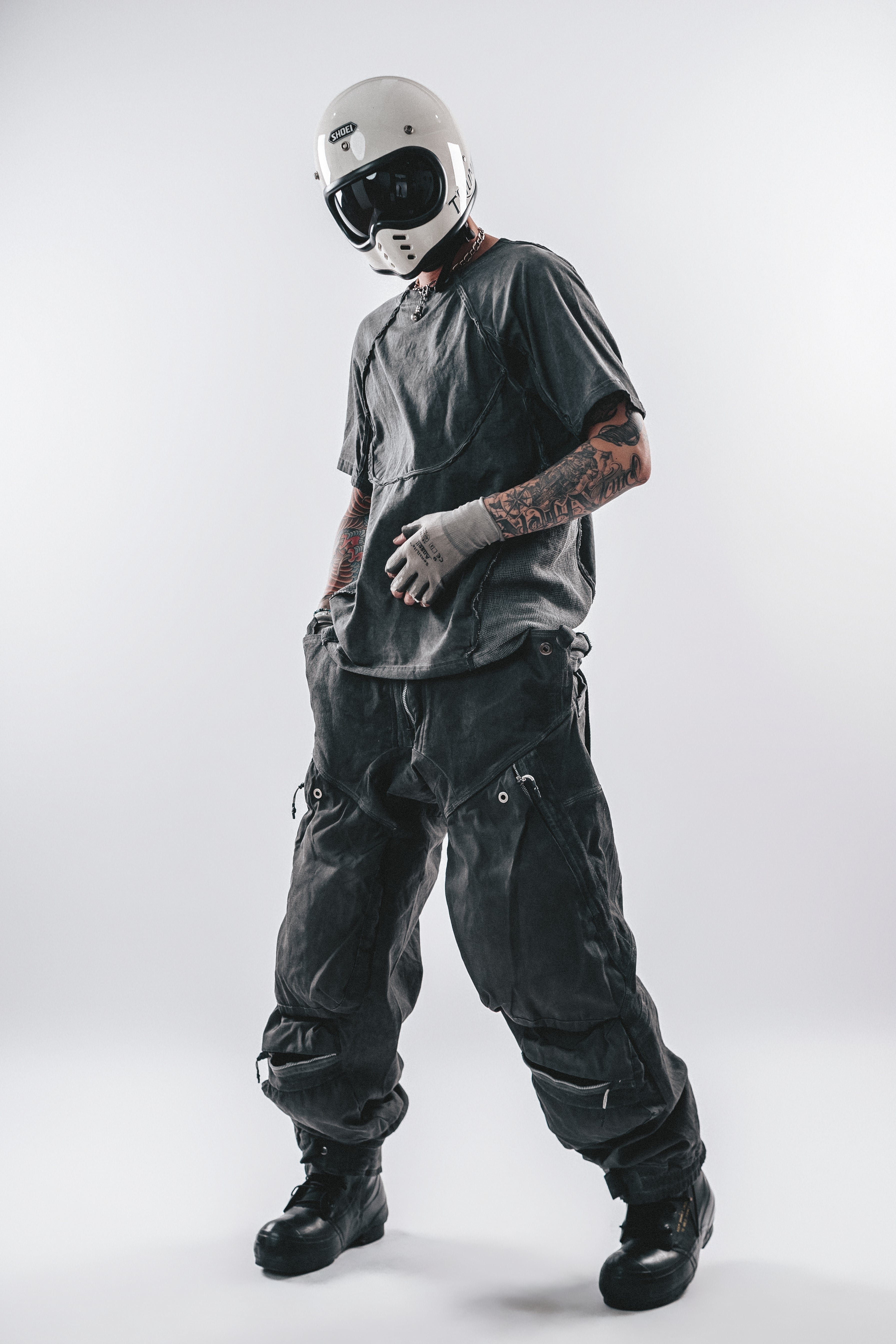 DRKLEI 3D CARGO FUSED PANTS