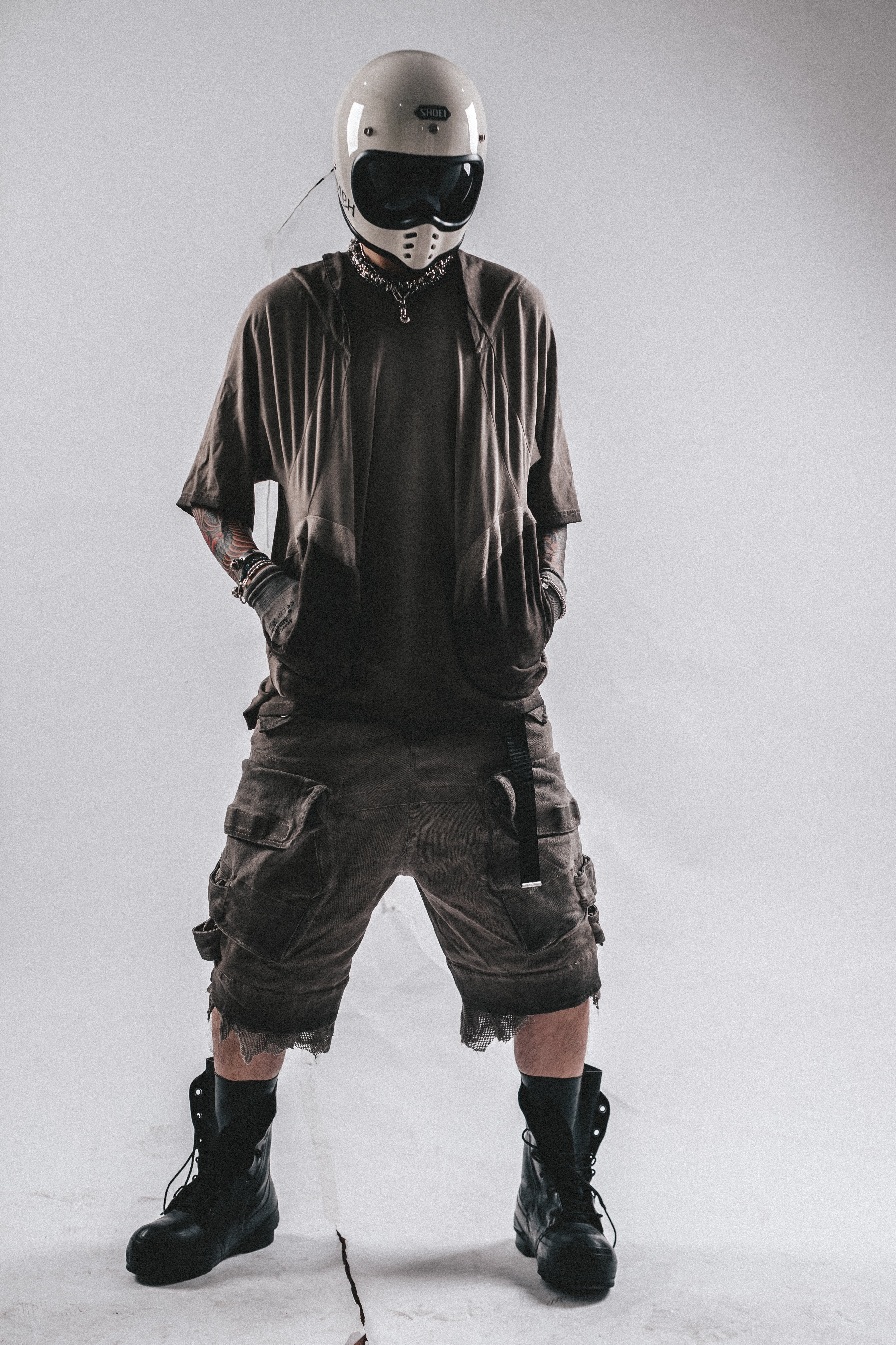 DRKLEI NETSCAR DECONSTRUCTED TEE