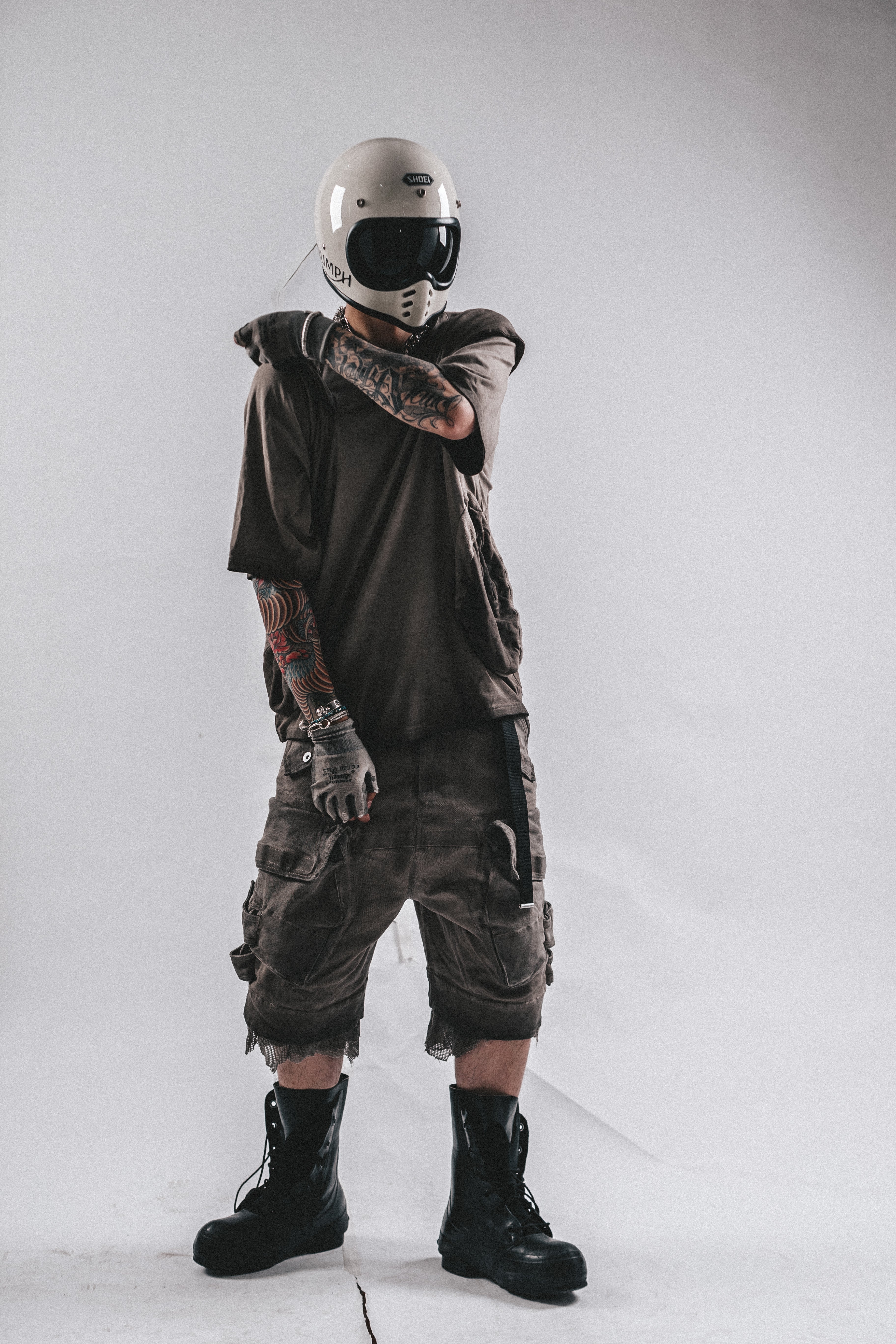 DRKLEI NETSCAR DECONSTRUCTED TEE