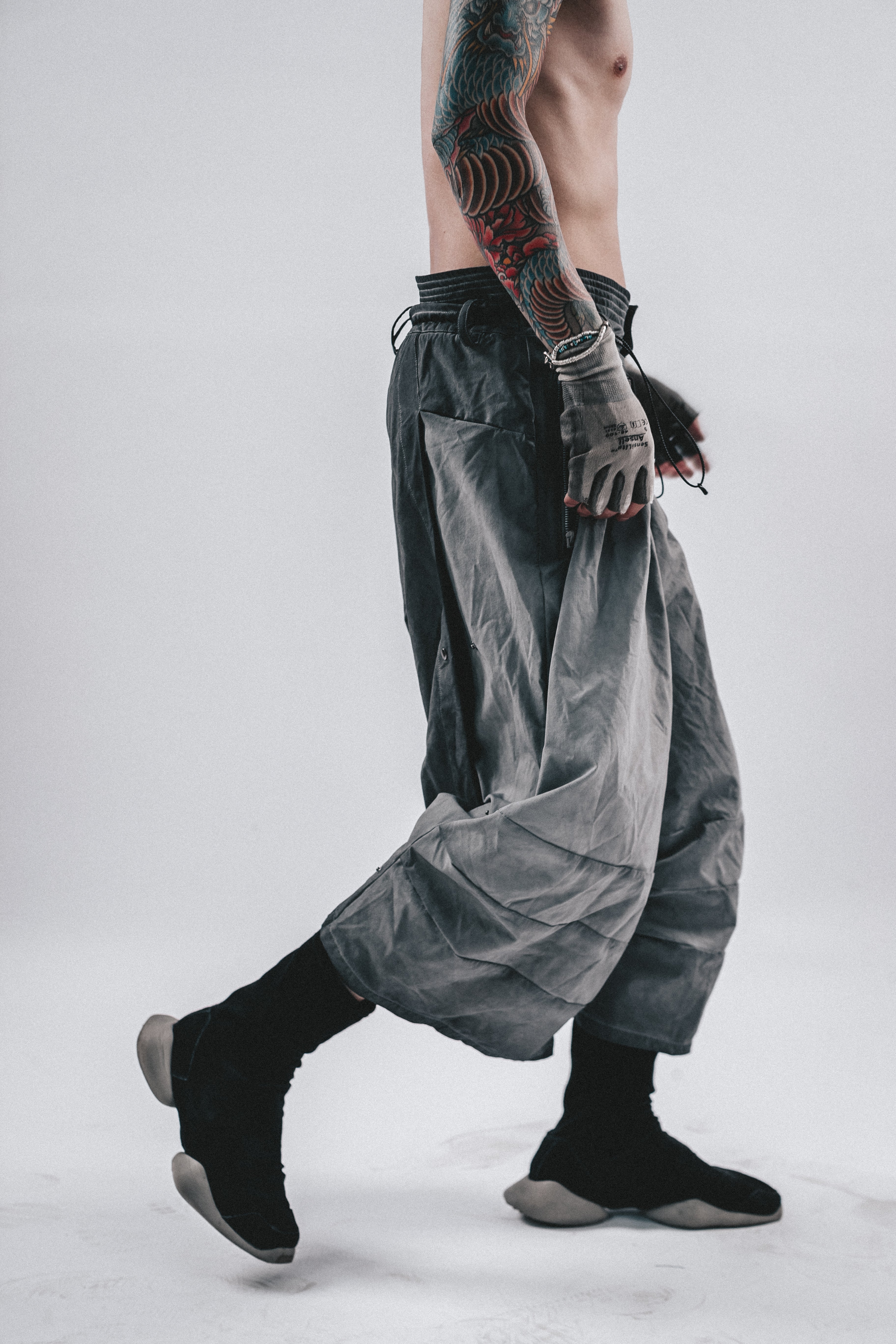 DRKLEI WASTELAND SAMURAI CROP PANTS