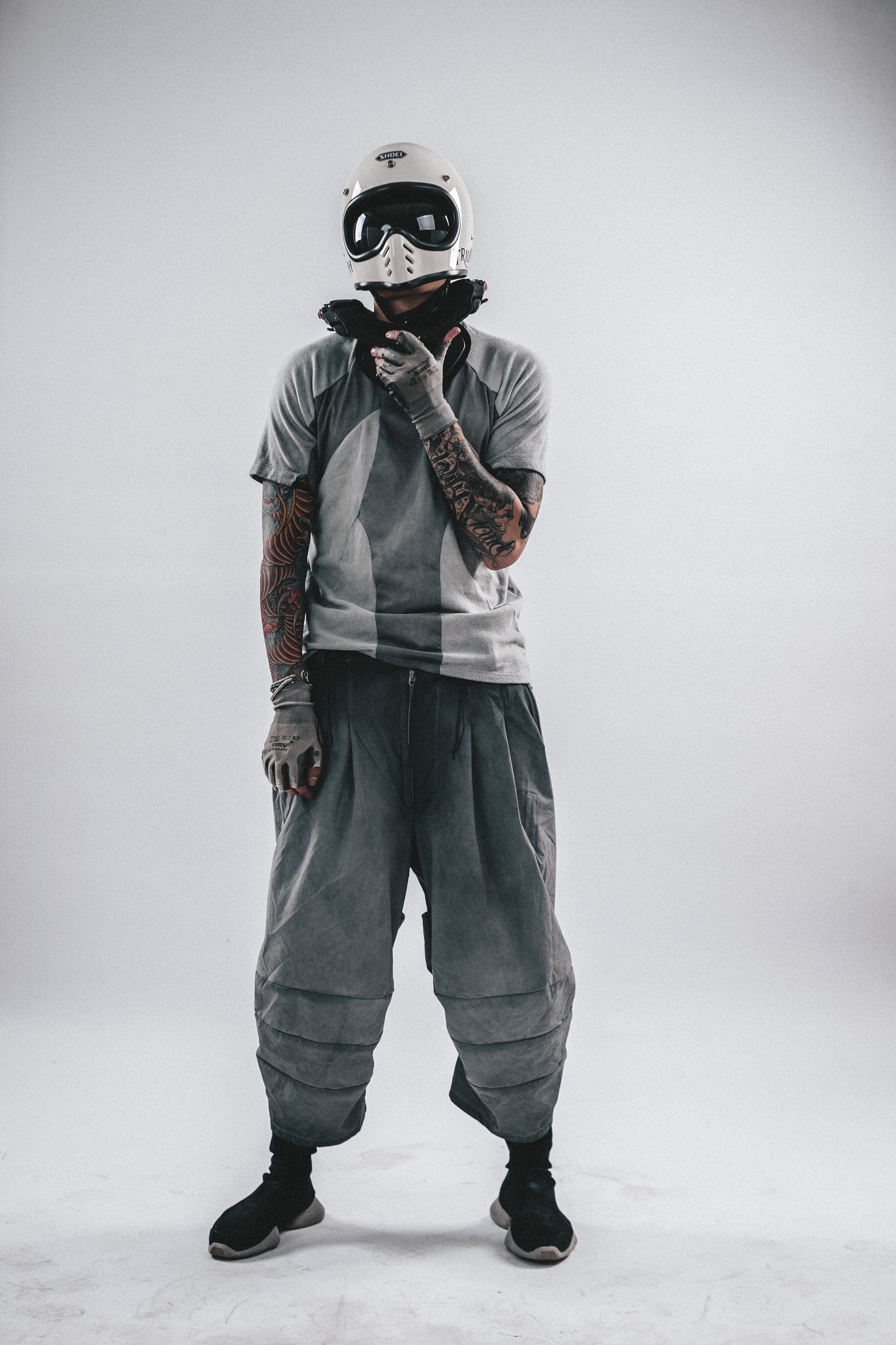 DRKLEI WASTELAND SAMURAI CROP PANTS