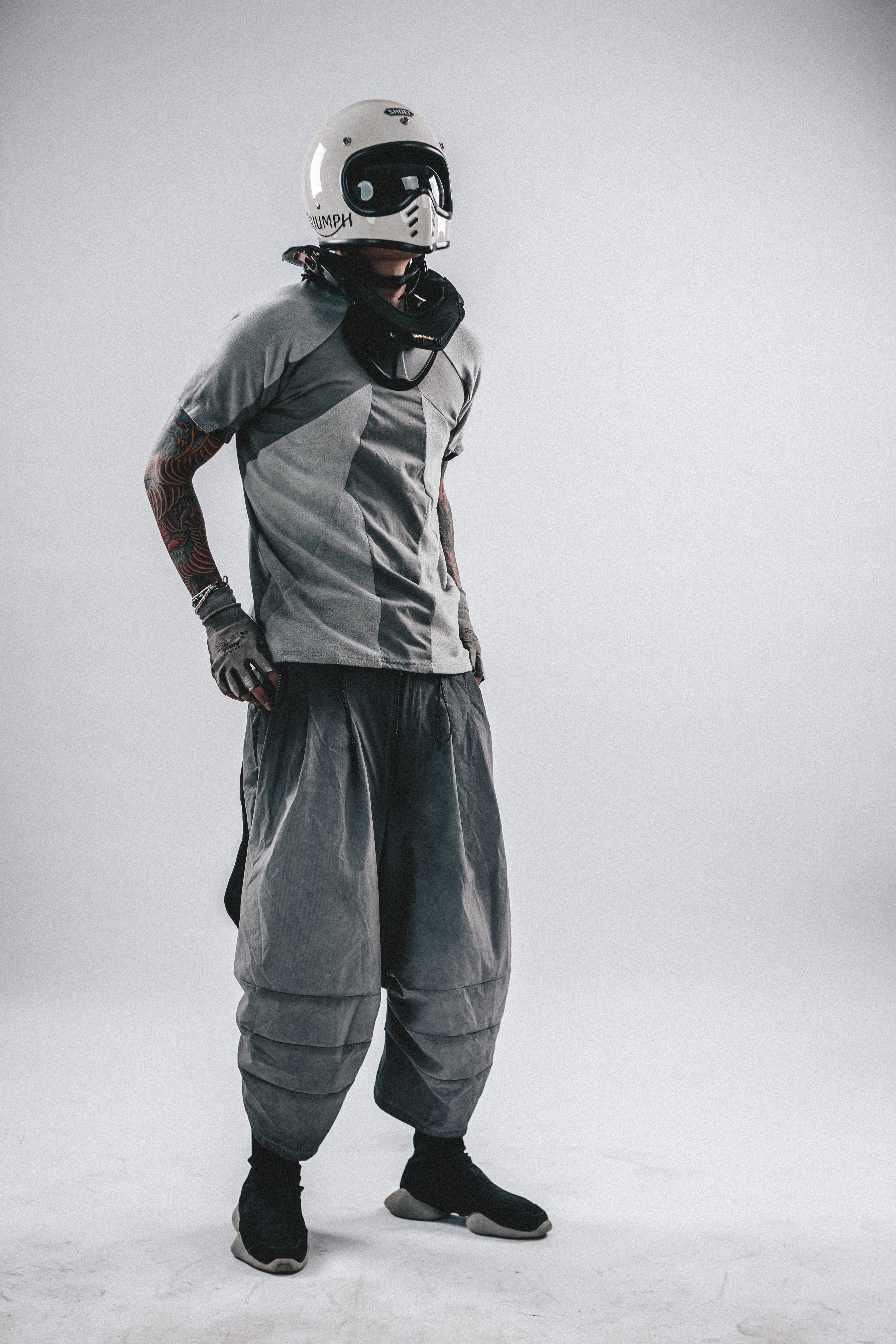 DRKLEI WASTELAND SAMURAI CROP PANTS